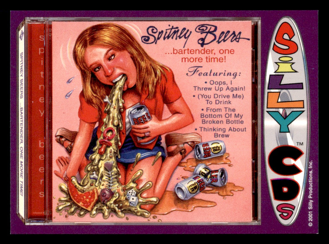 Silly CD's Trading Cards — Sealed Box, Individual Cards, Stickers, Puzzles & Packs