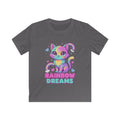 🌈🐱 Rainbow Dreams Cat Kids T-Shirt ✨💜
