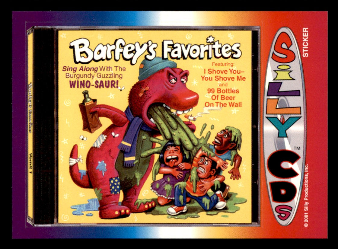 Silly CD's Trading Cards — Sealed Box, Individual Cards, Stickers, Puzzles & Packs
