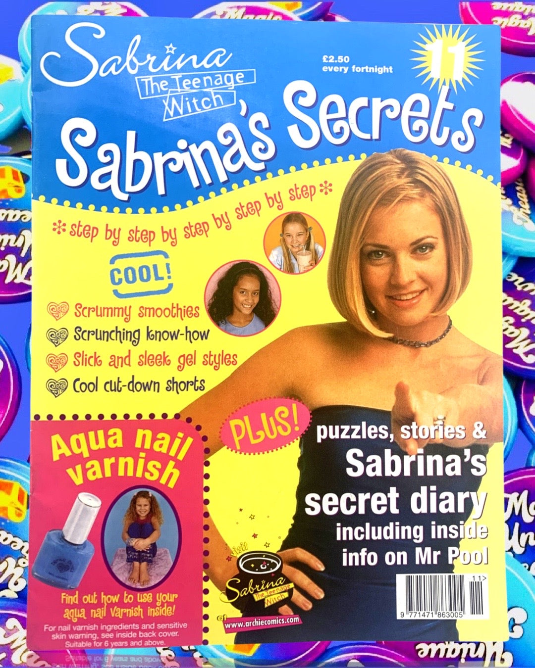 Sabrina the Teenage Witch Magazine — Choose Your Issue! Sabrina Secrets, 90s Collectibles, Nickelodeon, TGIF