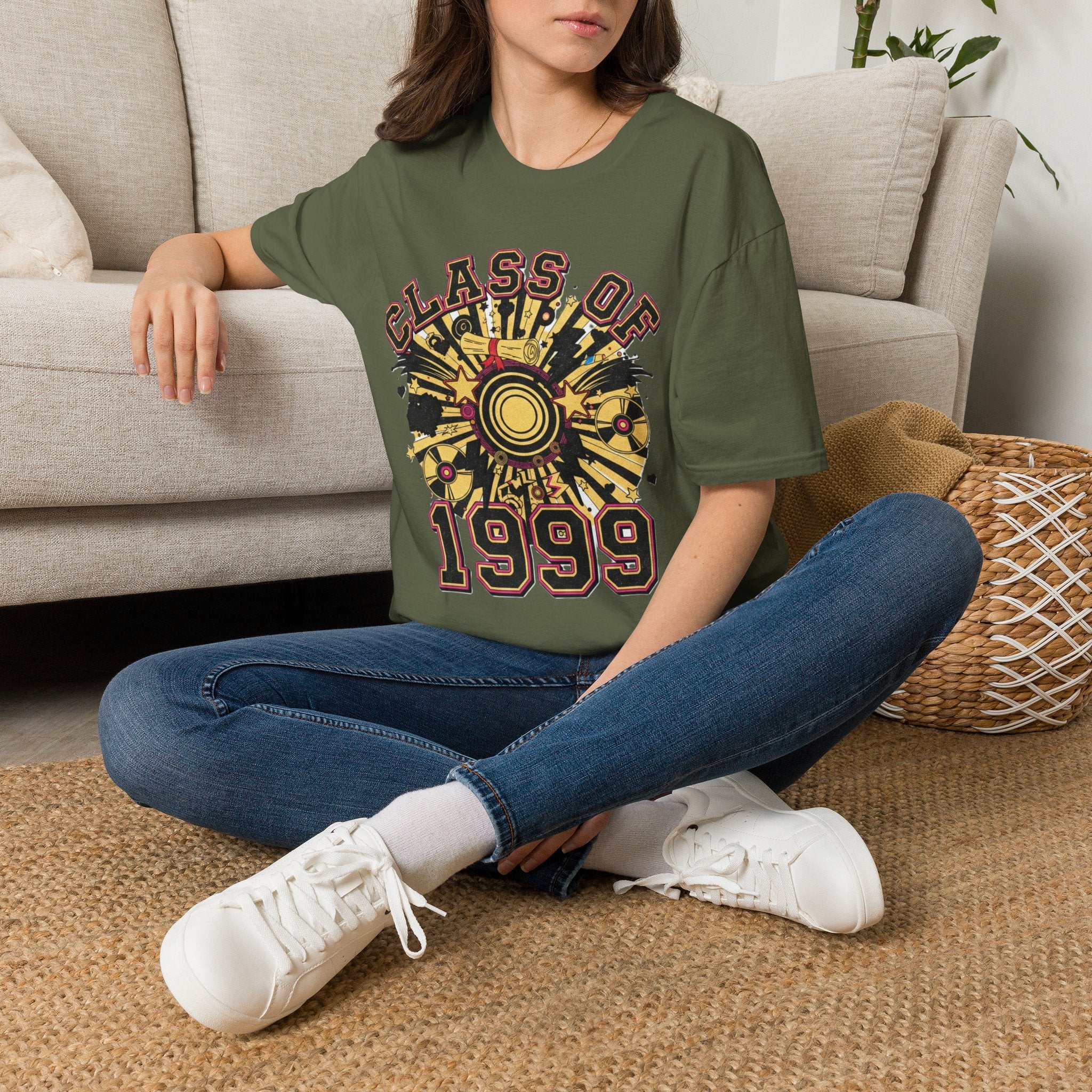 🎓 Class of 1999 T-Shirt | Retro Graduation Design, Vintage Year Tee ⭐