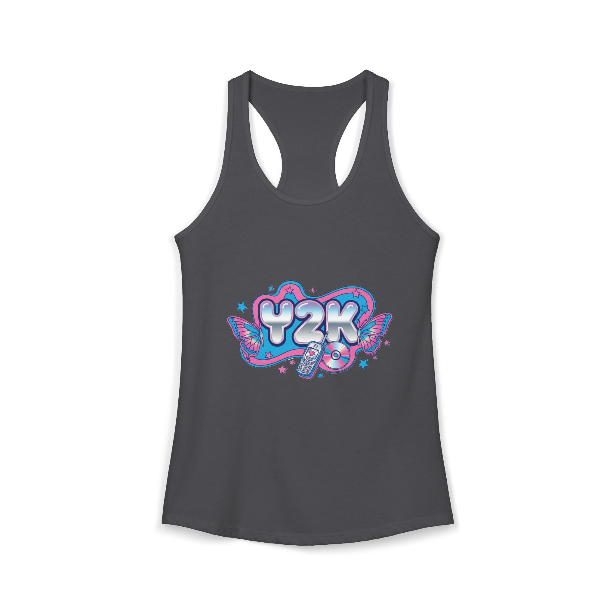 Y2K Racerback Tank Top 💿🦋✨