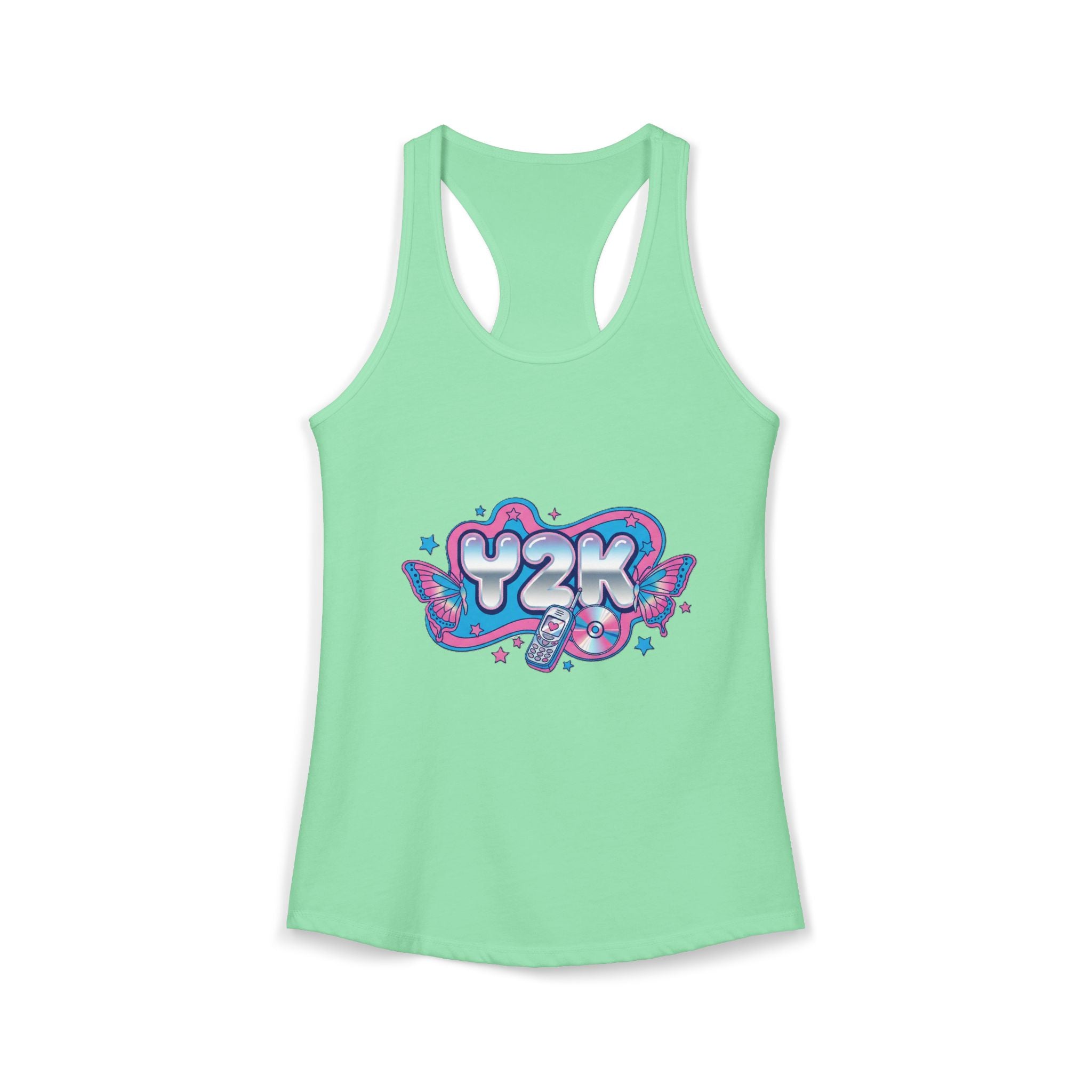 Y2K Racerback Tank Top 💿🦋✨