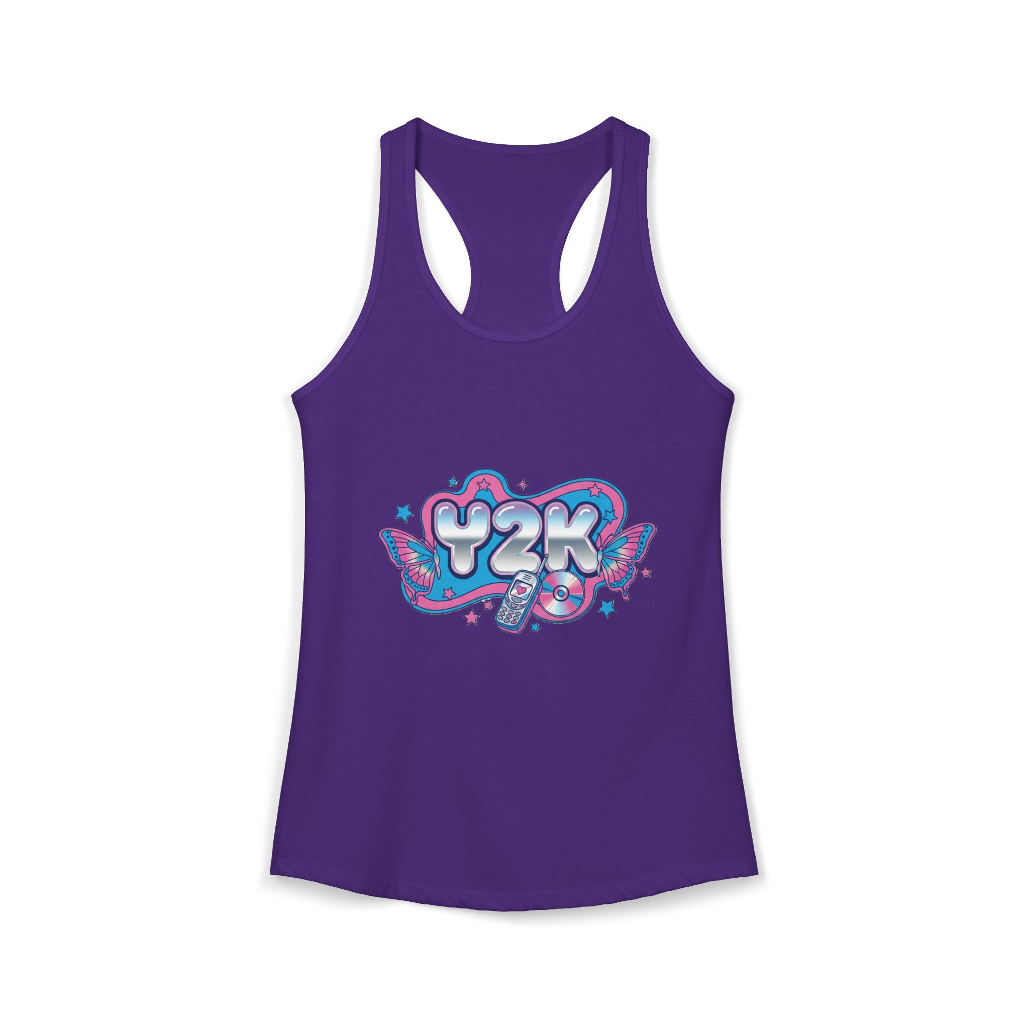 Y2K Racerback Tank Top 💿🦋✨
