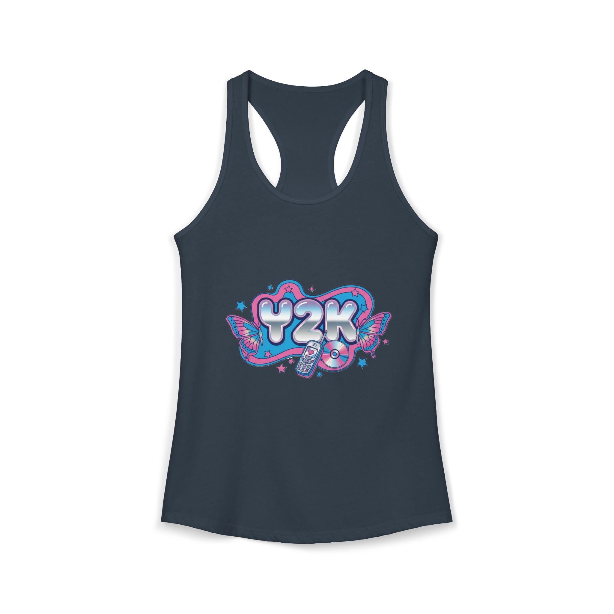 Y2K Racerback Tank Top 💿🦋✨