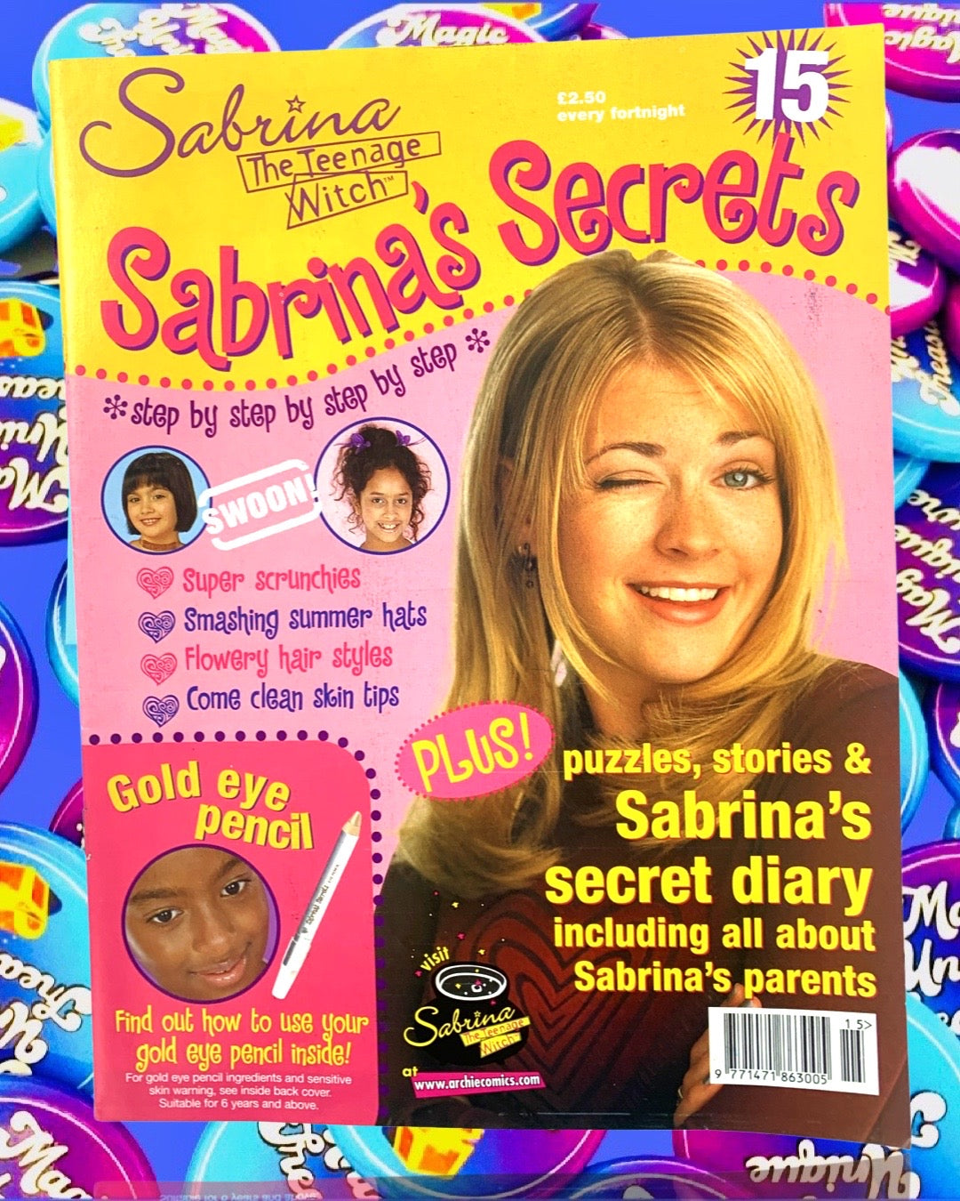 Sabrina the Teenage Witch Magazine — Choose Your Issue! Sabrina Secrets, 90s Collectibles, Nickelodeon, TGIF