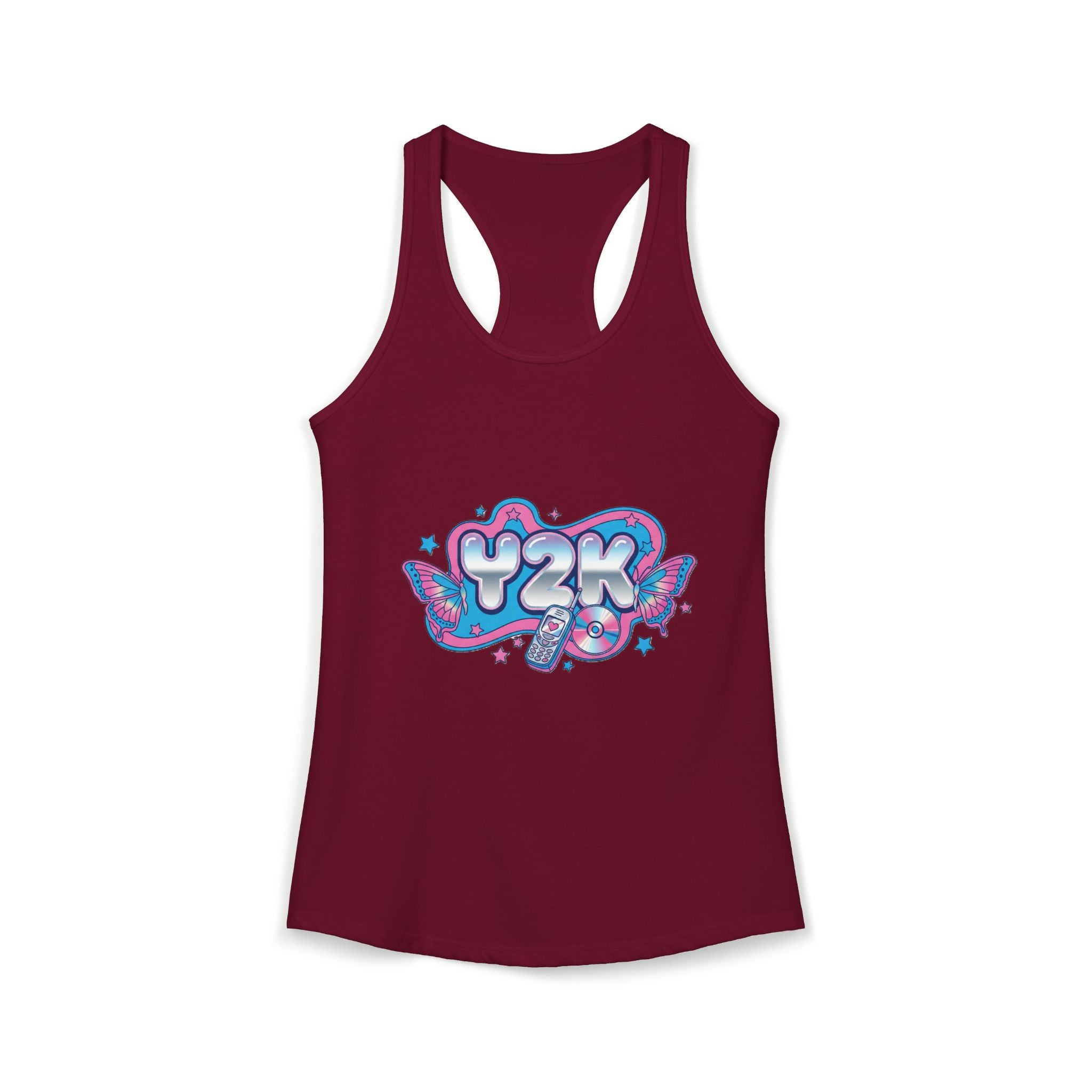 Y2K Racerback Tank Top 💿🦋✨