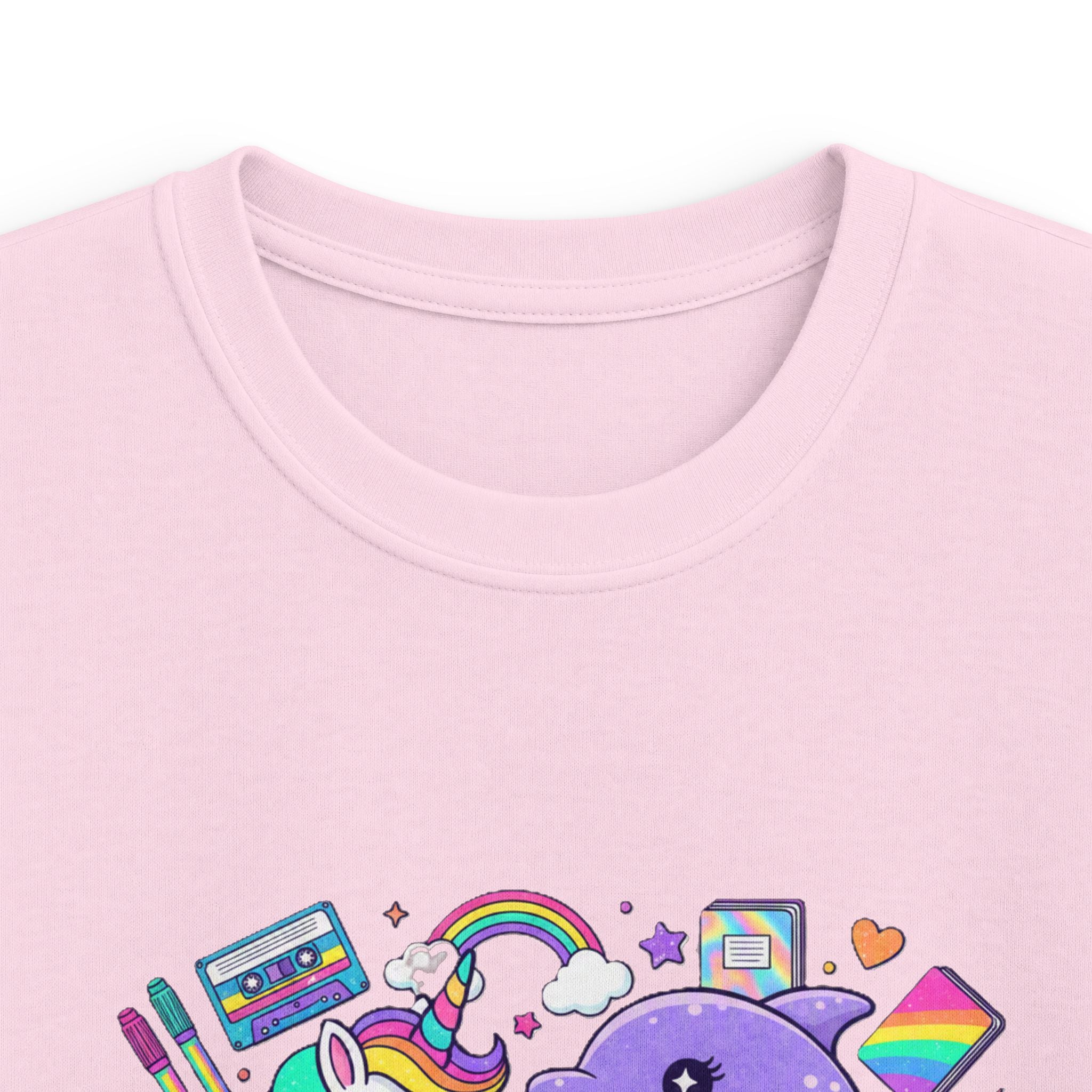 🌈🦄 Rainbow Dreams Unicorn & Dolphin Kids T-Shirt 🐬✨