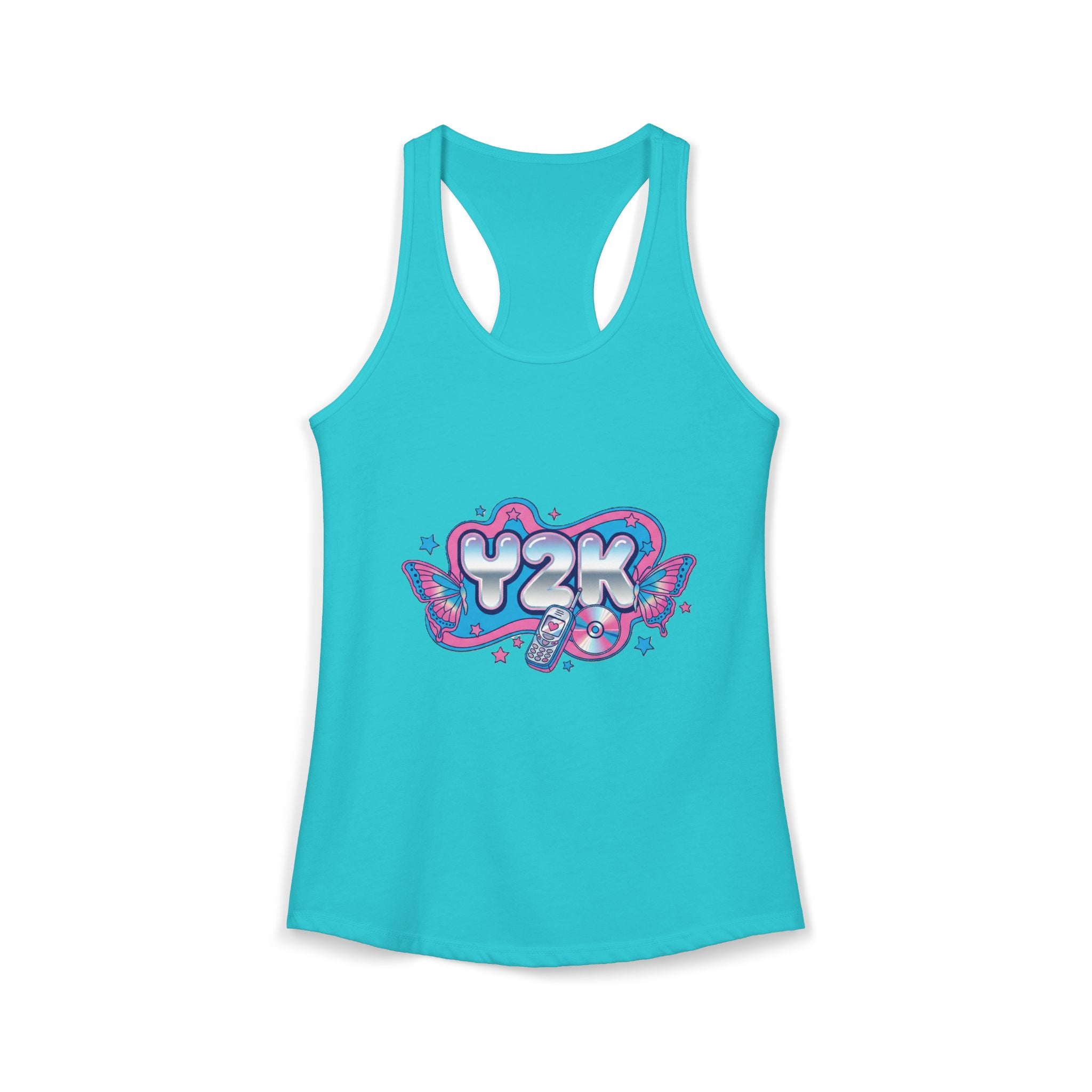 Y2K Racerback Tank Top 💿🦋✨