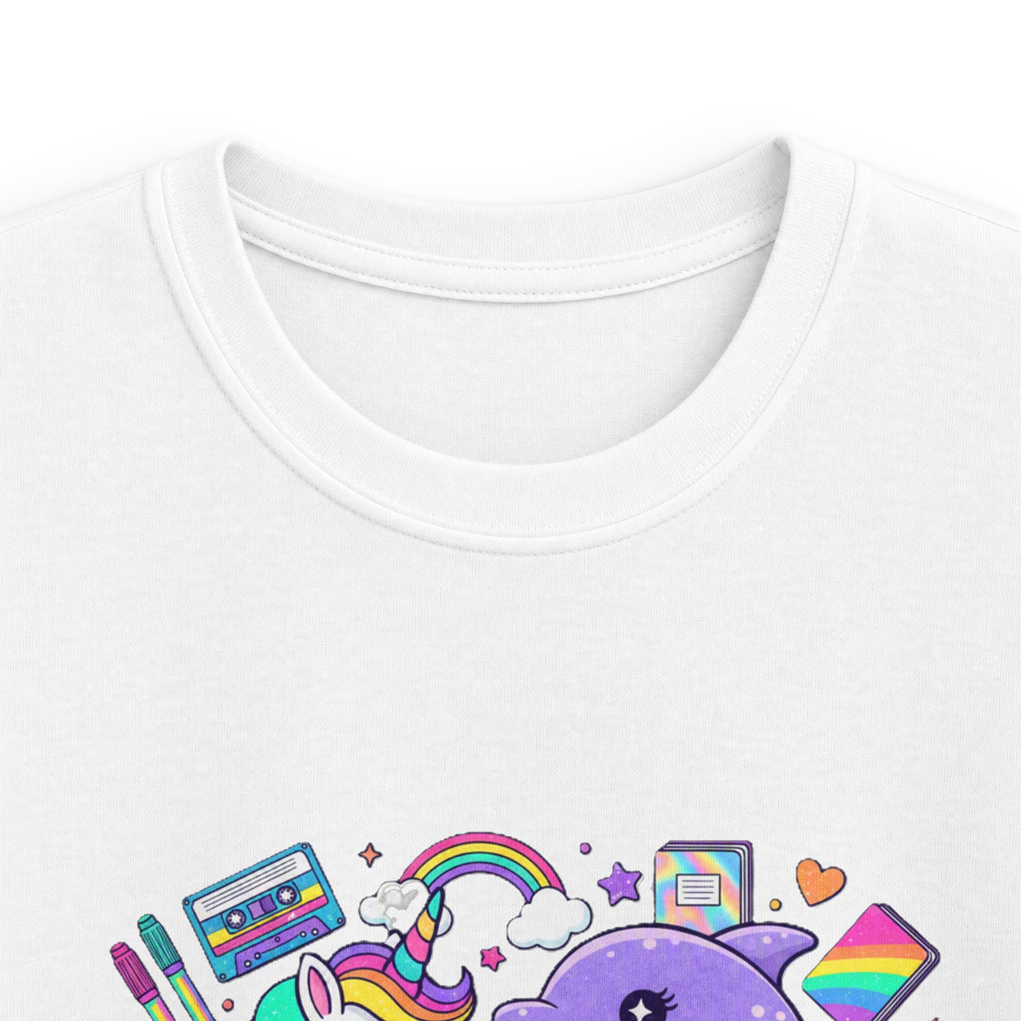 🌈🦄 Rainbow Dreams Unicorn & Dolphin Kids T-Shirt 🐬✨