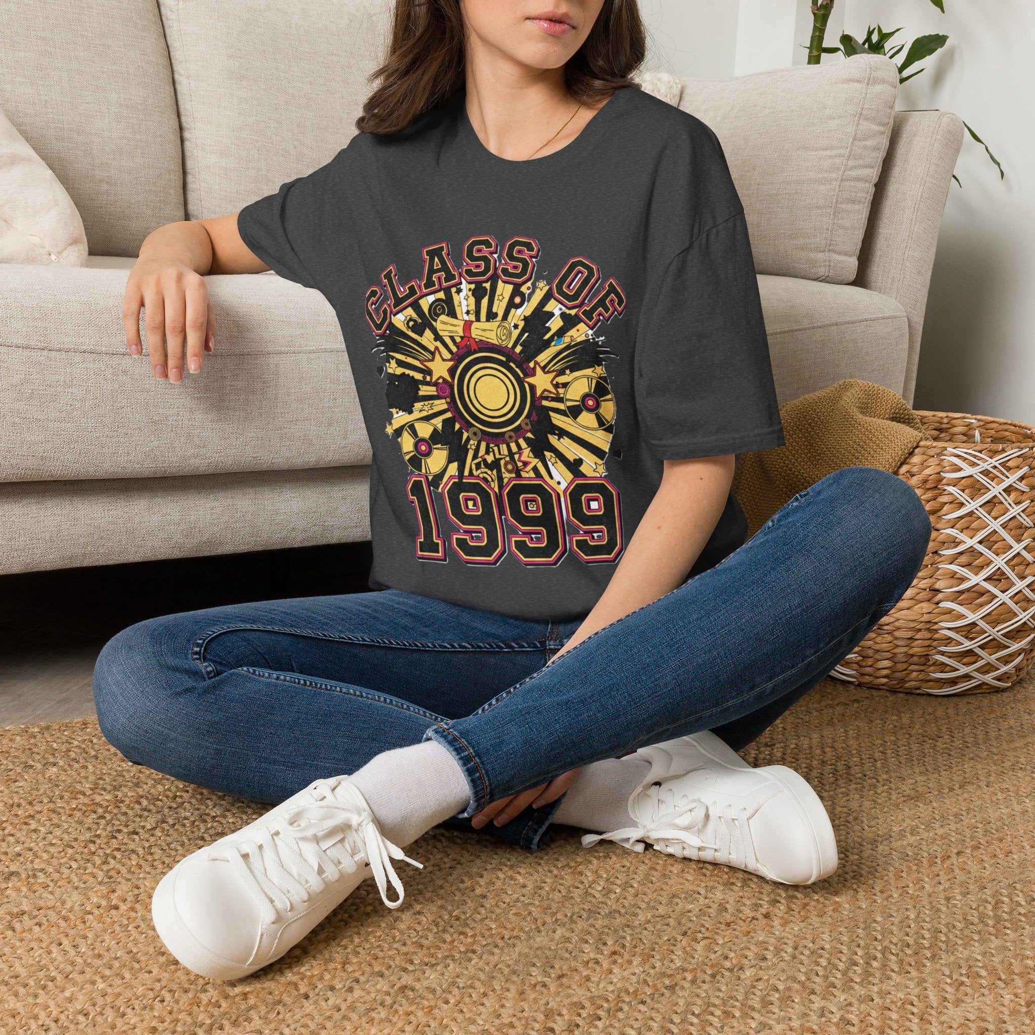 🎓 Class of 1999 T-Shirt | Retro Graduation Design, Vintage Year Tee ⭐