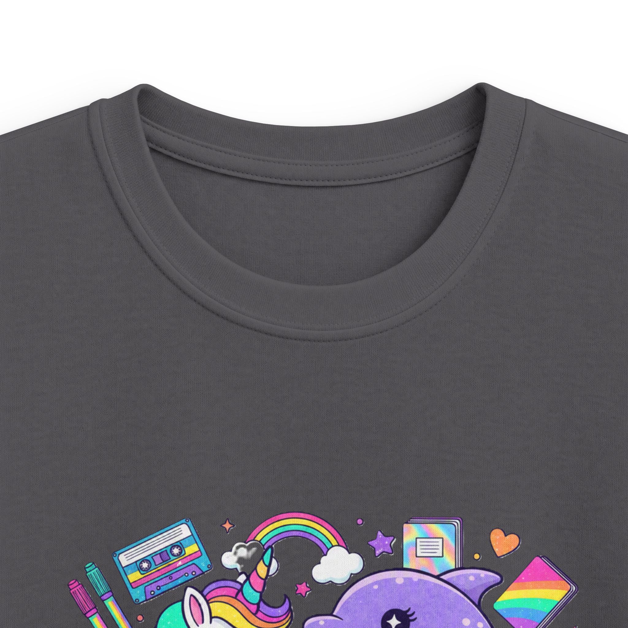 🌈🦄 Rainbow Dreams Unicorn & Dolphin Kids T-Shirt 🐬✨