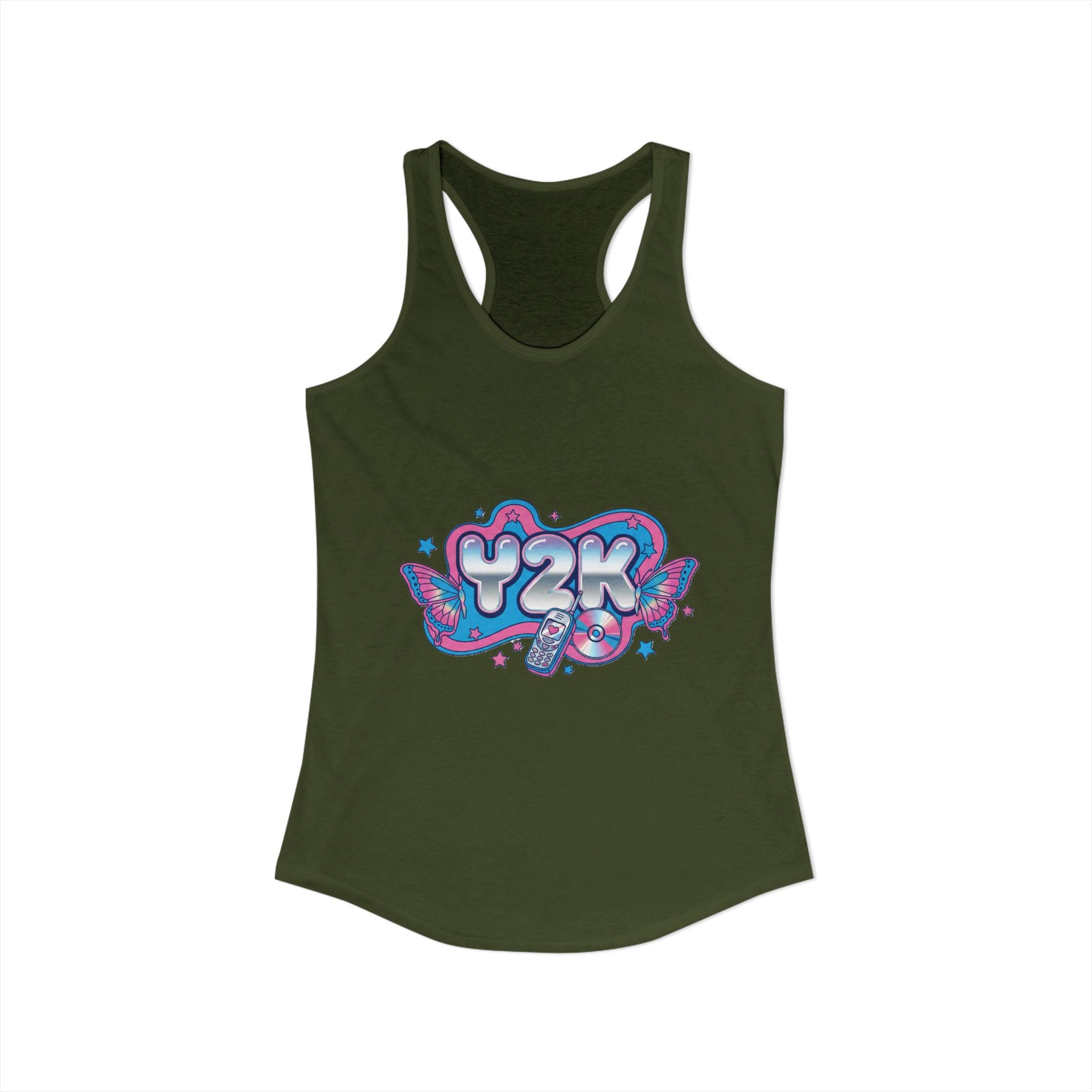 Y2K Racerback Tank Top 💿🦋✨