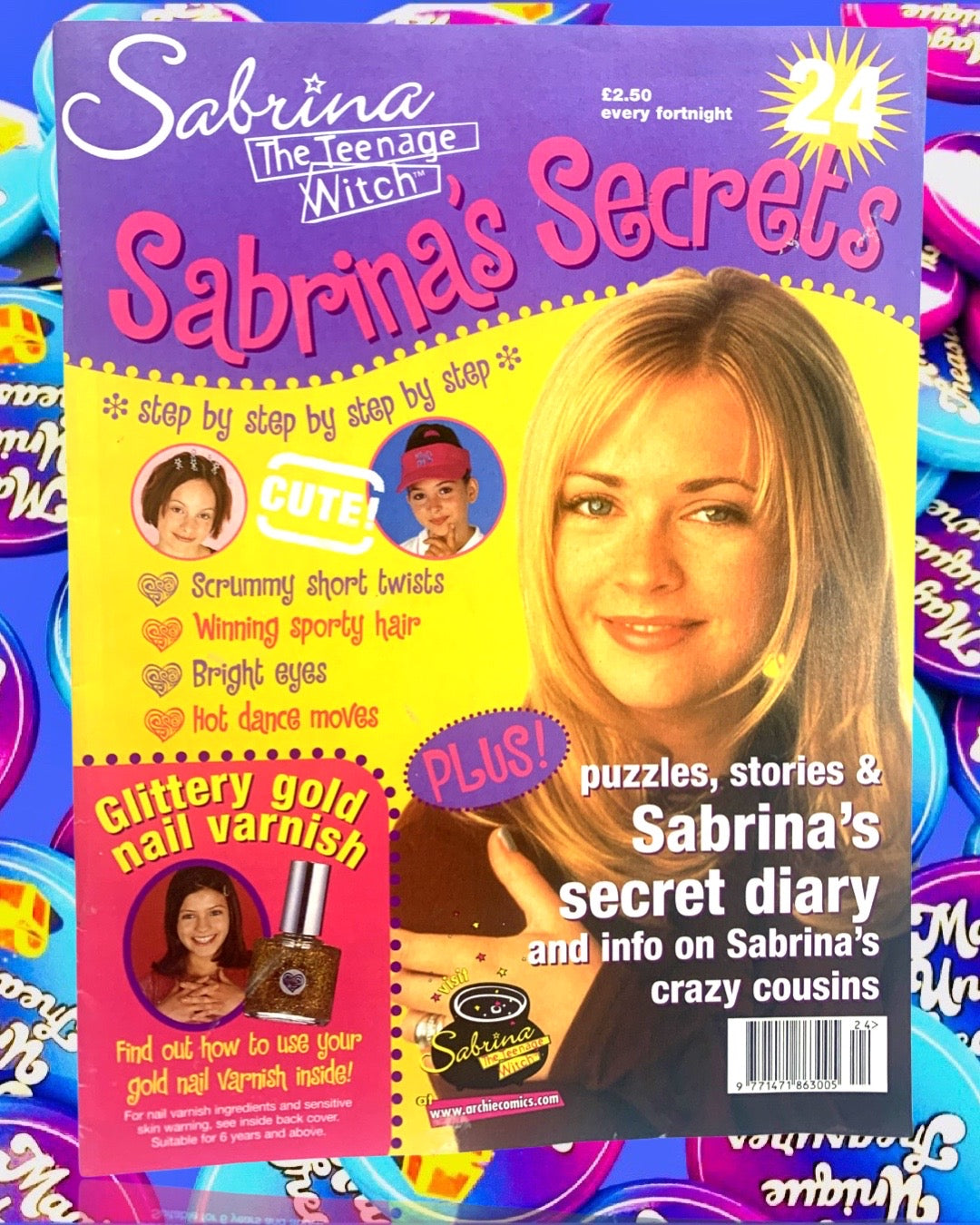 Sabrina the Teenage Witch Magazine — Choose Your Issue! Sabrina Secrets, 90s Collectibles, Nickelodeon, TGIF