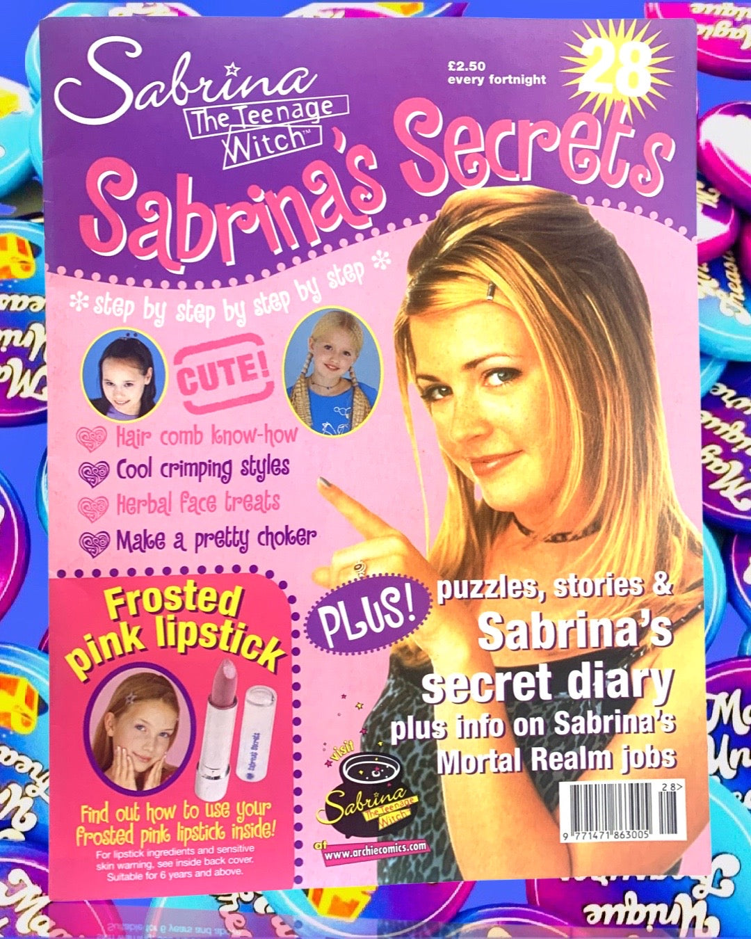 Sabrina the Teenage Witch Magazine — Choose Your Issue! Sabrina Secrets, 90s Collectibles, Nickelodeon, TGIF