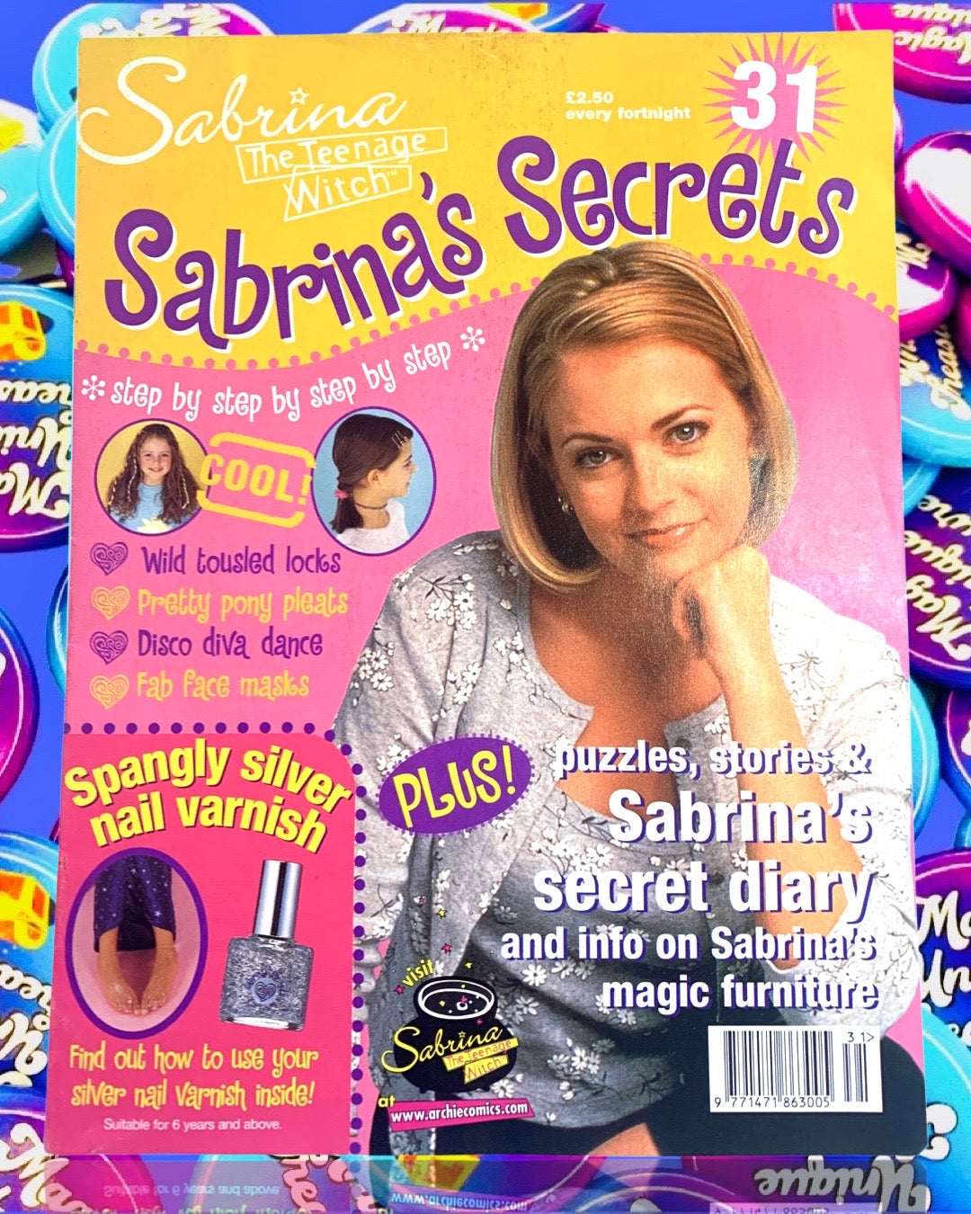Sabrina the Teenage Witch Magazine — Choose Your Issue! Sabrina Secrets, 90s Collectibles, Nickelodeon, TGIF