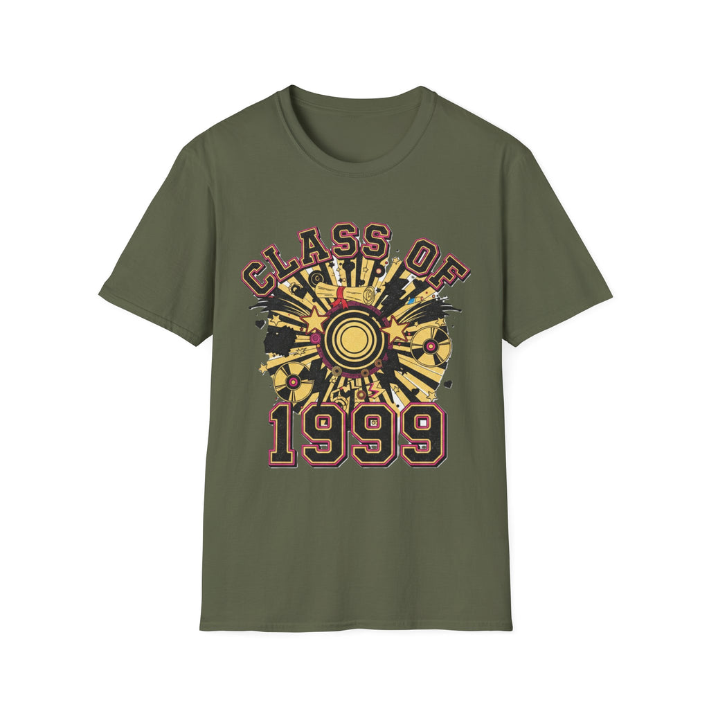 🎓 Class of 1999 T-Shirt | Retro Graduation Design, Vintage Year Tee ⭐