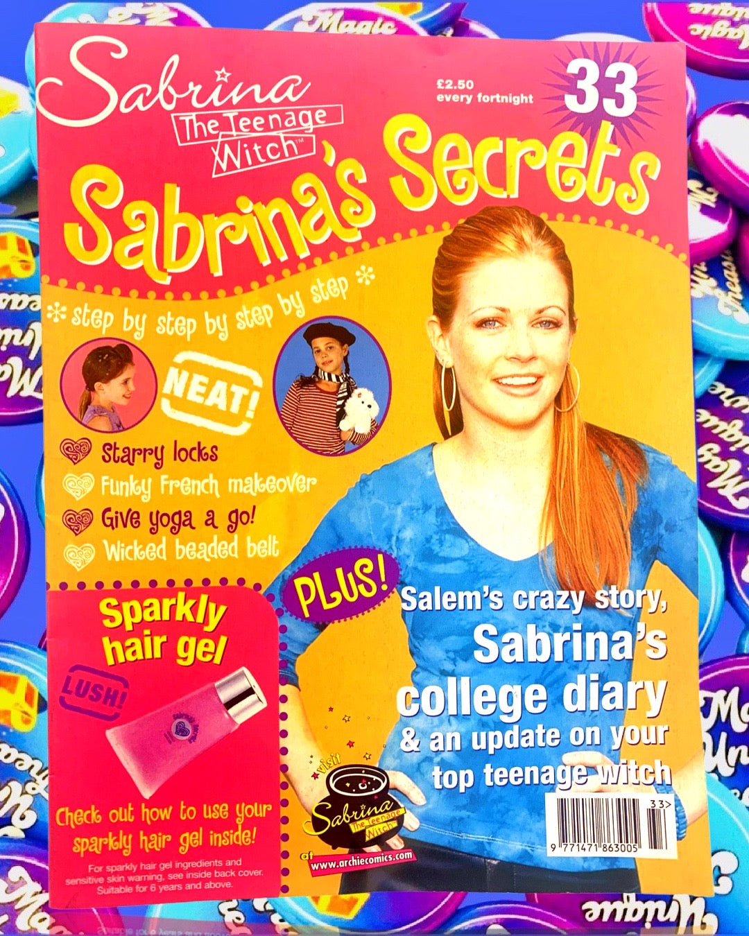 Sabrina the Teenage Witch Magazine — Choose Your Issue! Sabrina Secrets, 90s Collectibles, Nickelodeon, TGIF
