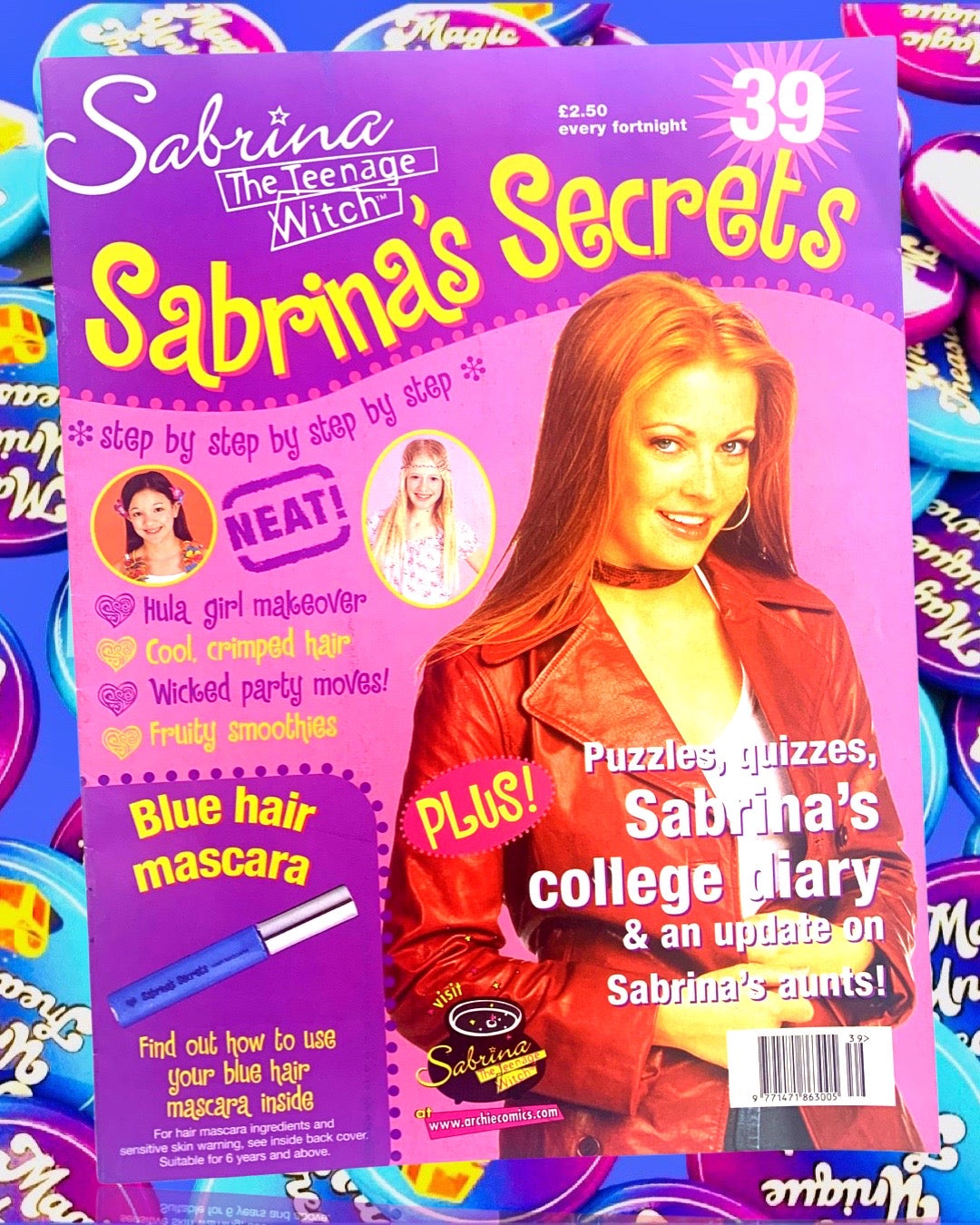 Sabrina the Teenage Witch Magazine — Choose Your Issue! Sabrina Secrets, 90s Collectibles, Nickelodeon, TGIF