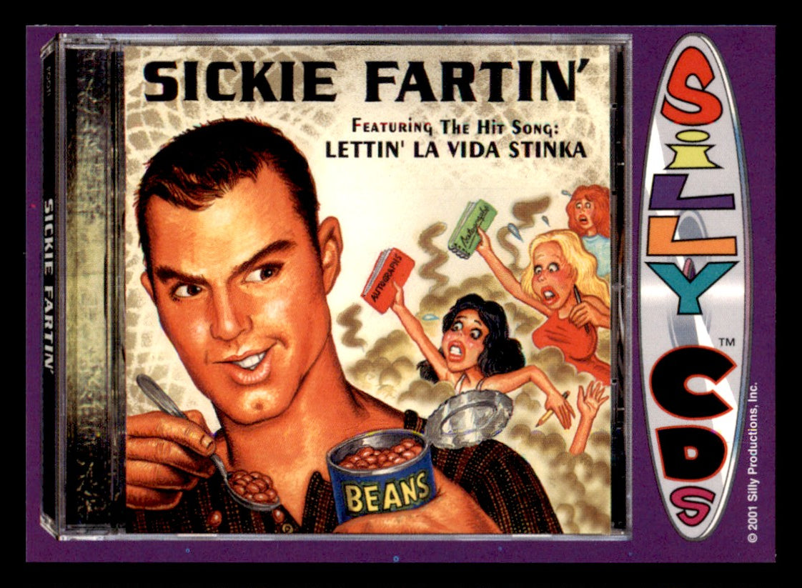 Silly CD's Trading Cards — Sealed Box, Individual Cards, Stickers, Puzzles & Packs