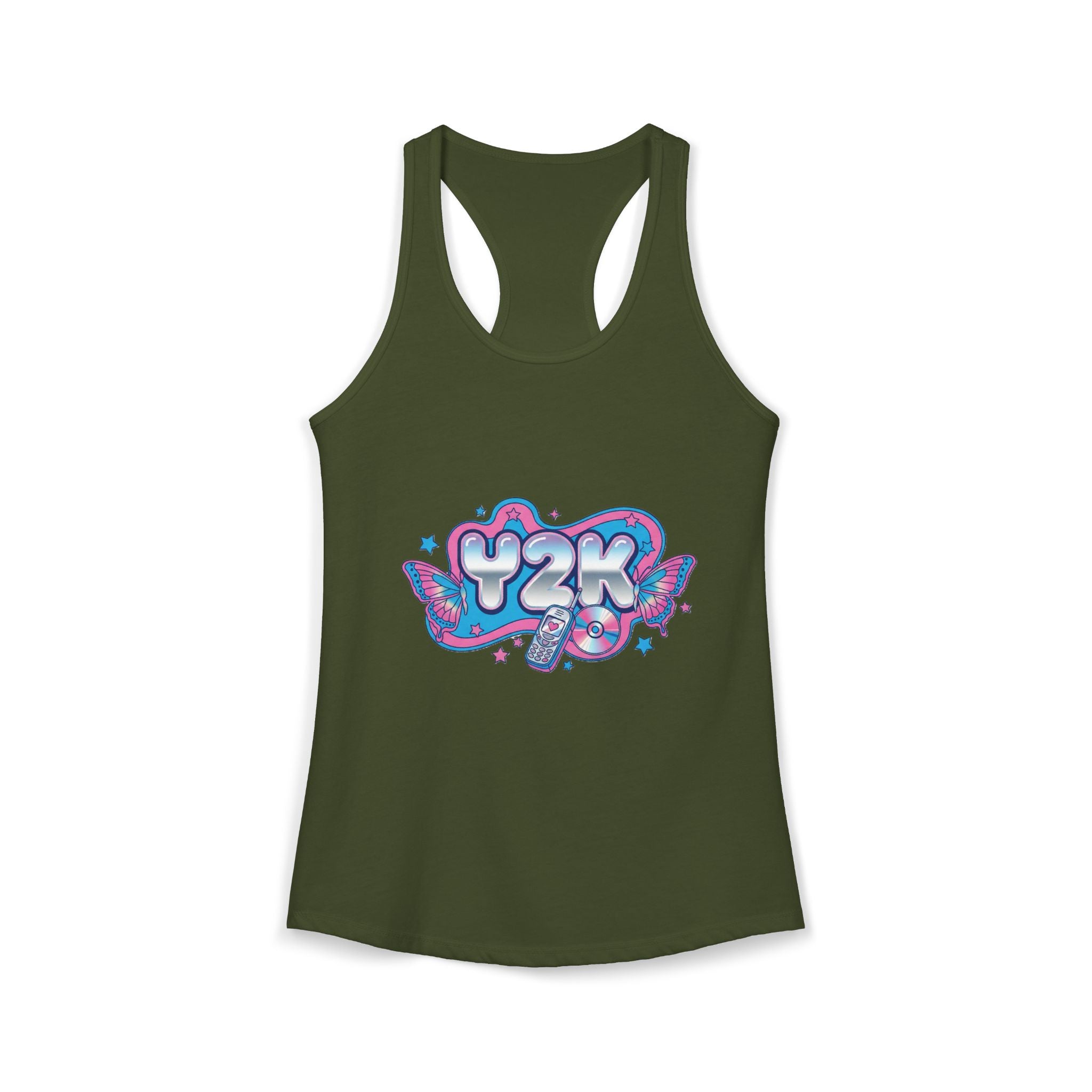 Y2K Racerback Tank Top 💿🦋✨