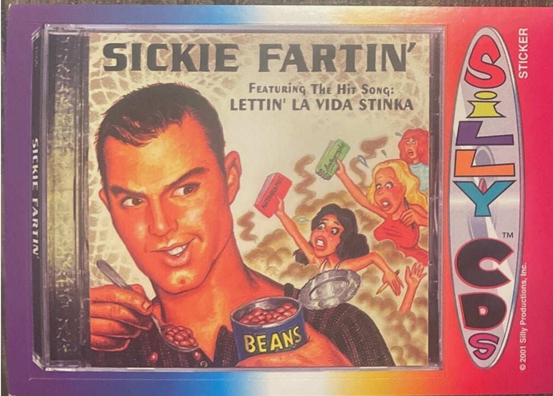 Silly CD's Trading Cards — Sealed Box, Individual Cards, Stickers, Puzzles & Packs