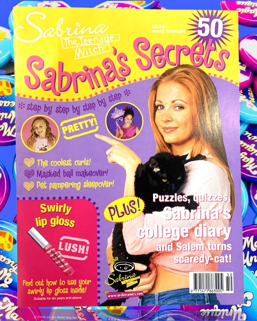 Sabrina the Teenage Witch Magazine — Choose Your Issue! Sabrina Secrets, 90s Collectibles, Nickelodeon, TGIF