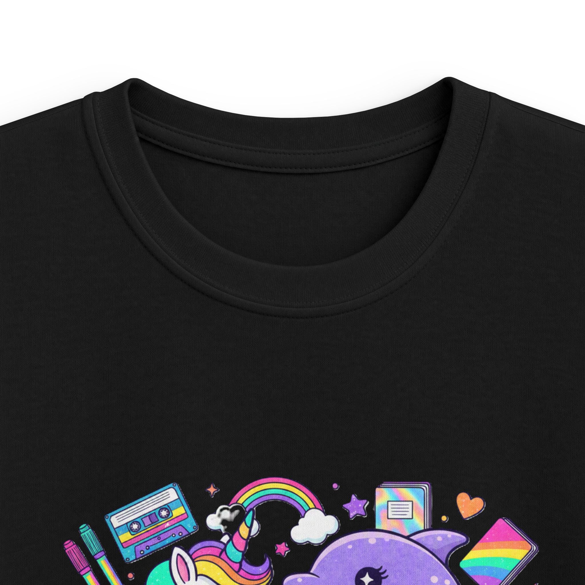 🌈🦄 Rainbow Dreams Unicorn & Dolphin Kids T-Shirt 🐬✨
