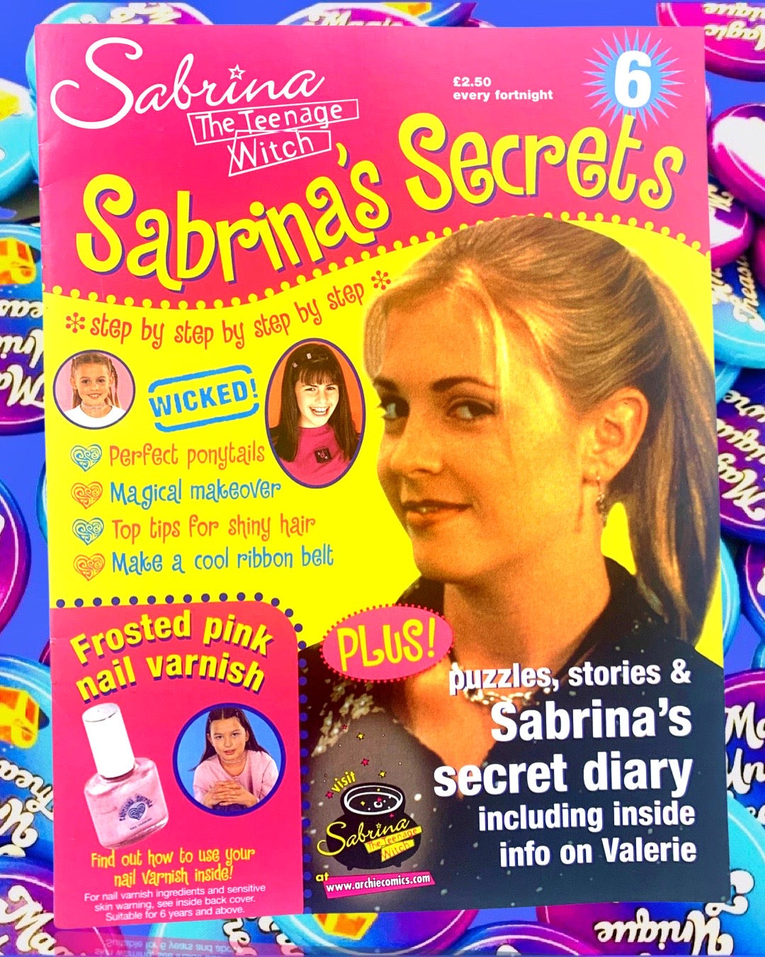 Sabrina the Teenage Witch Magazine — Choose Your Issue! Sabrina Secrets, 90s Collectibles, Nickelodeon, TGIF