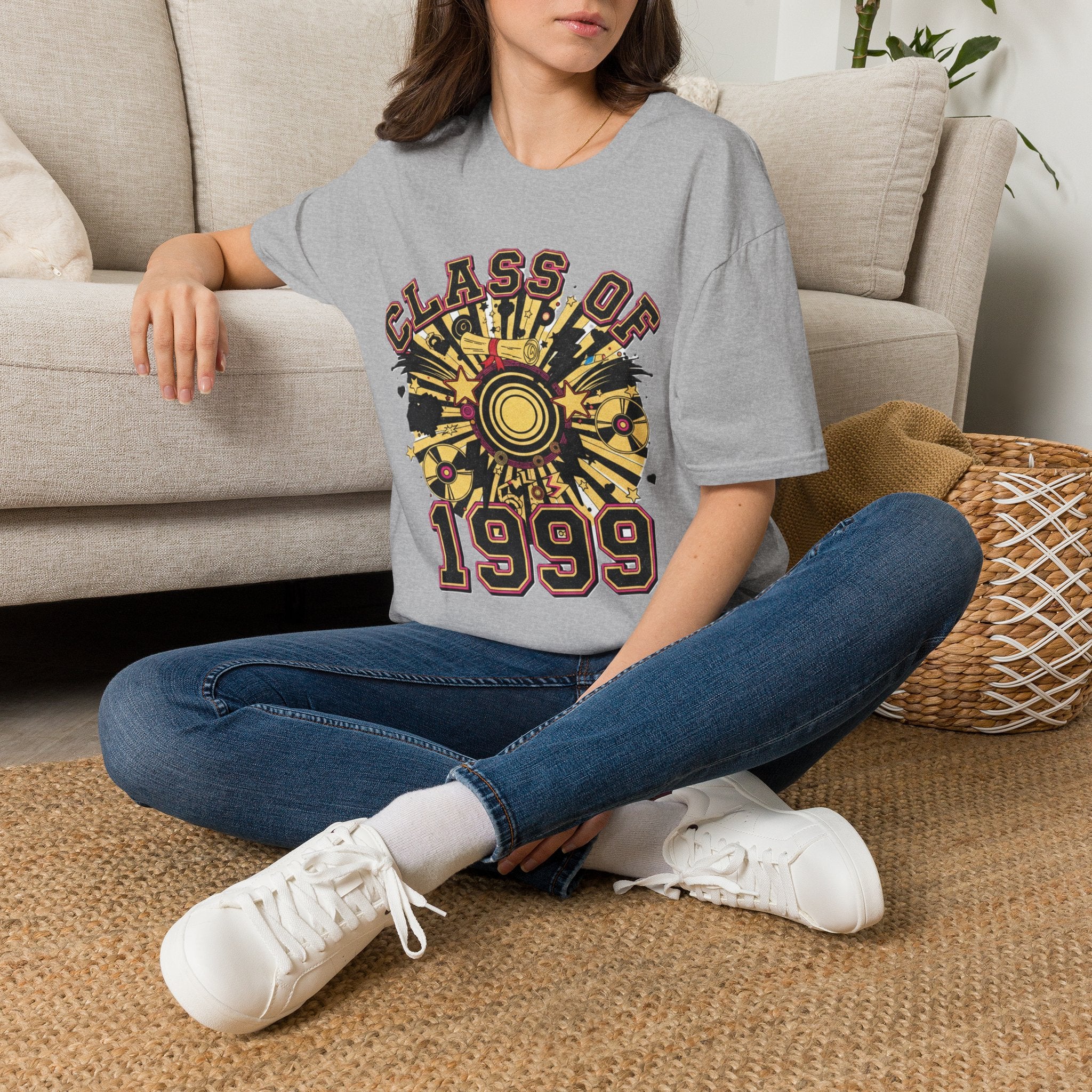 🎓 Class of 1999 T-Shirt | Retro Graduation Design, Vintage Year Tee ⭐