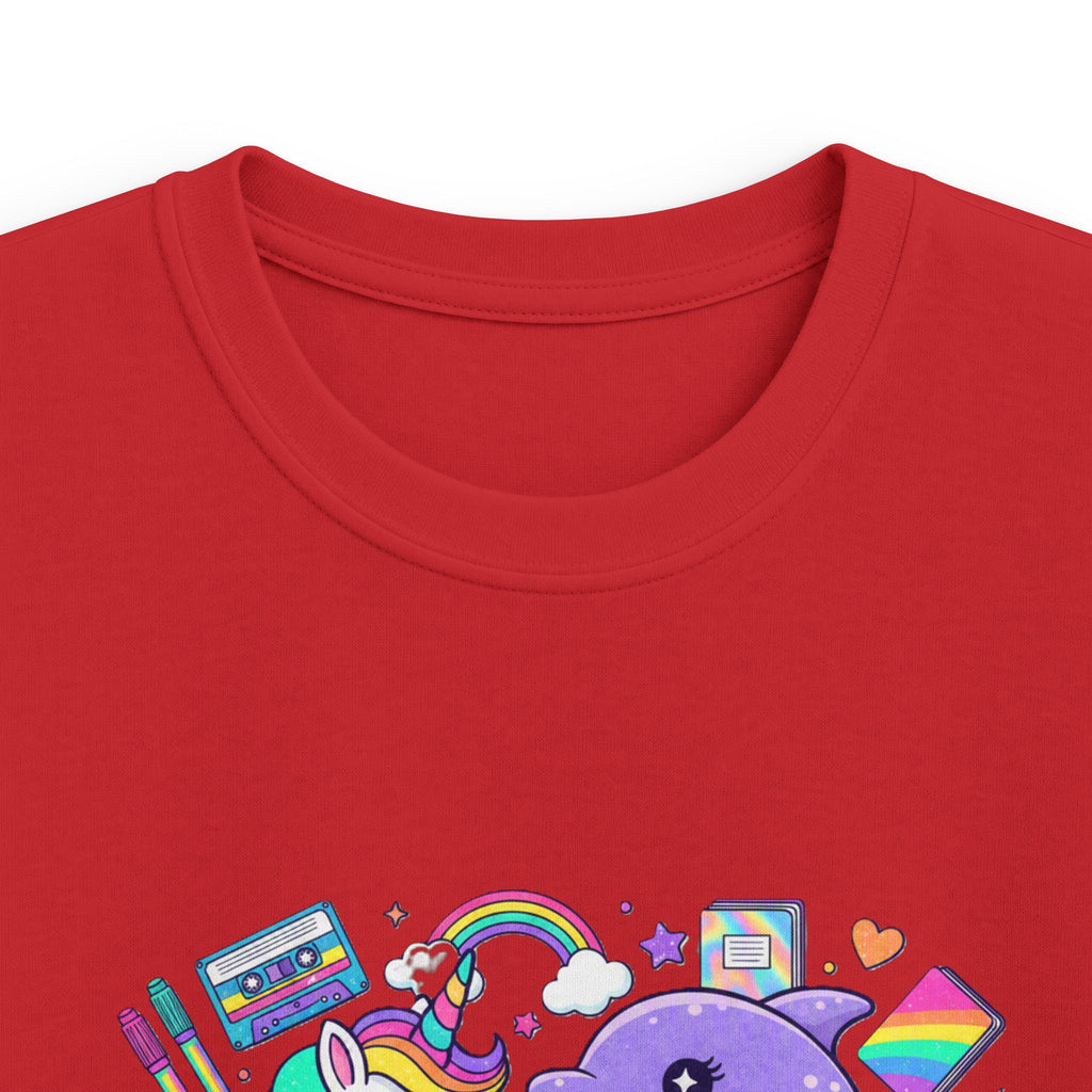 🌈🦄 Rainbow Dreams Unicorn & Dolphin Kids T-Shirt 🐬✨