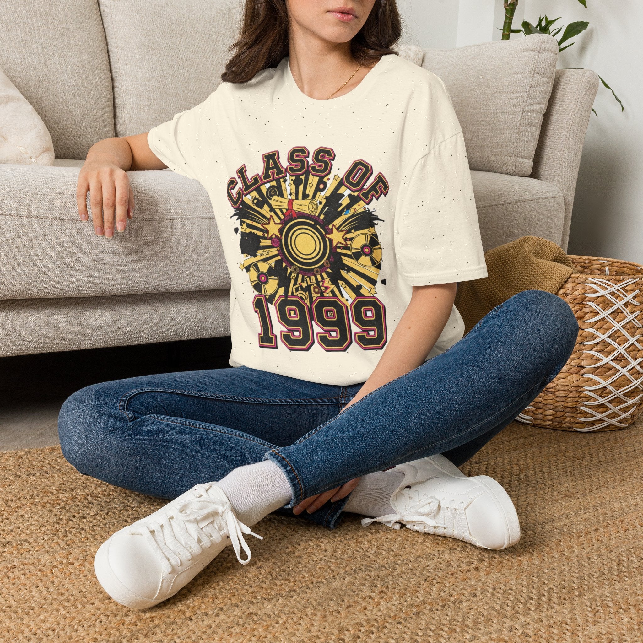 🎓 Class of 1999 T-Shirt | Retro Graduation Design, Vintage Year Tee ⭐