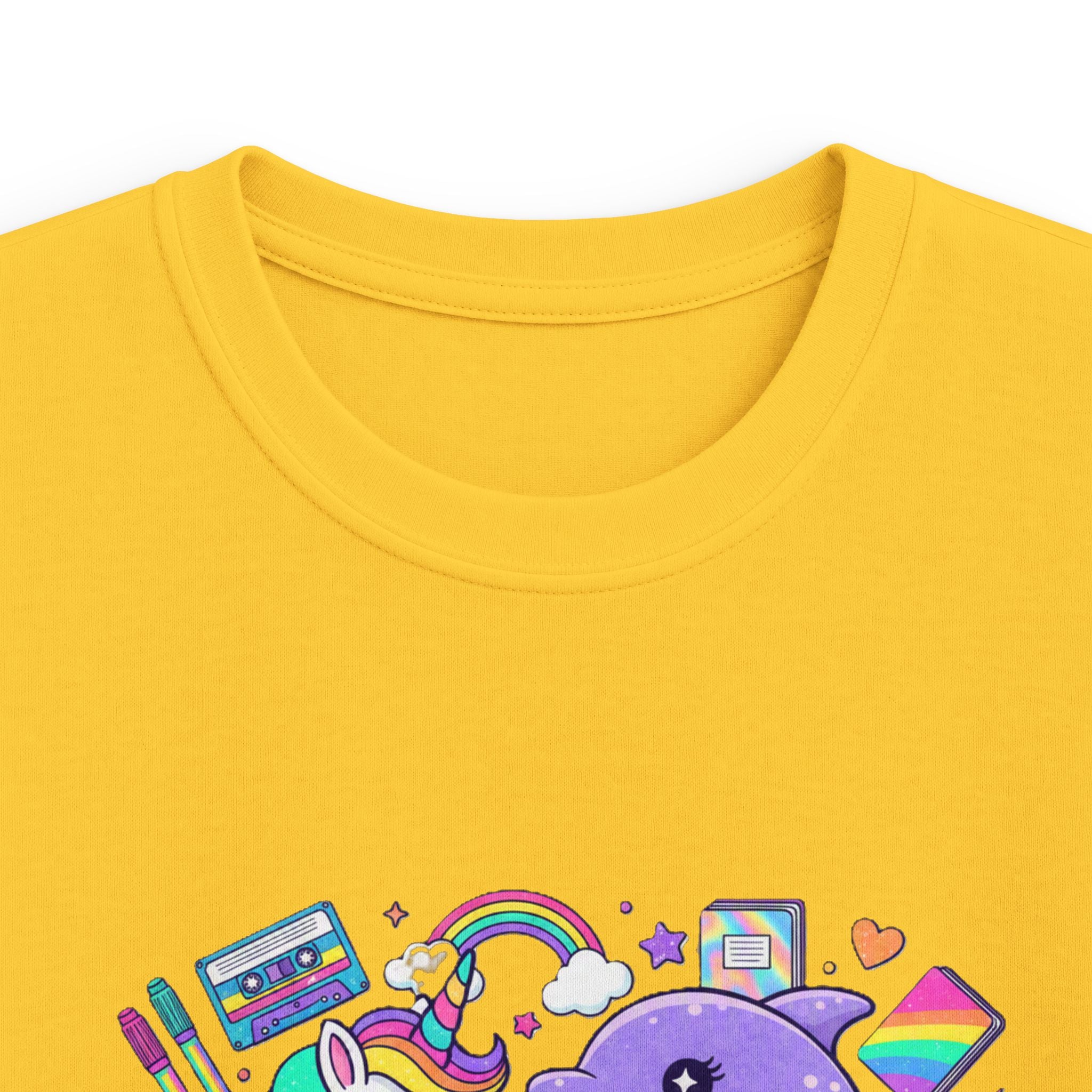 🌈🦄 Rainbow Dreams Unicorn & Dolphin Kids T-Shirt 🐬✨