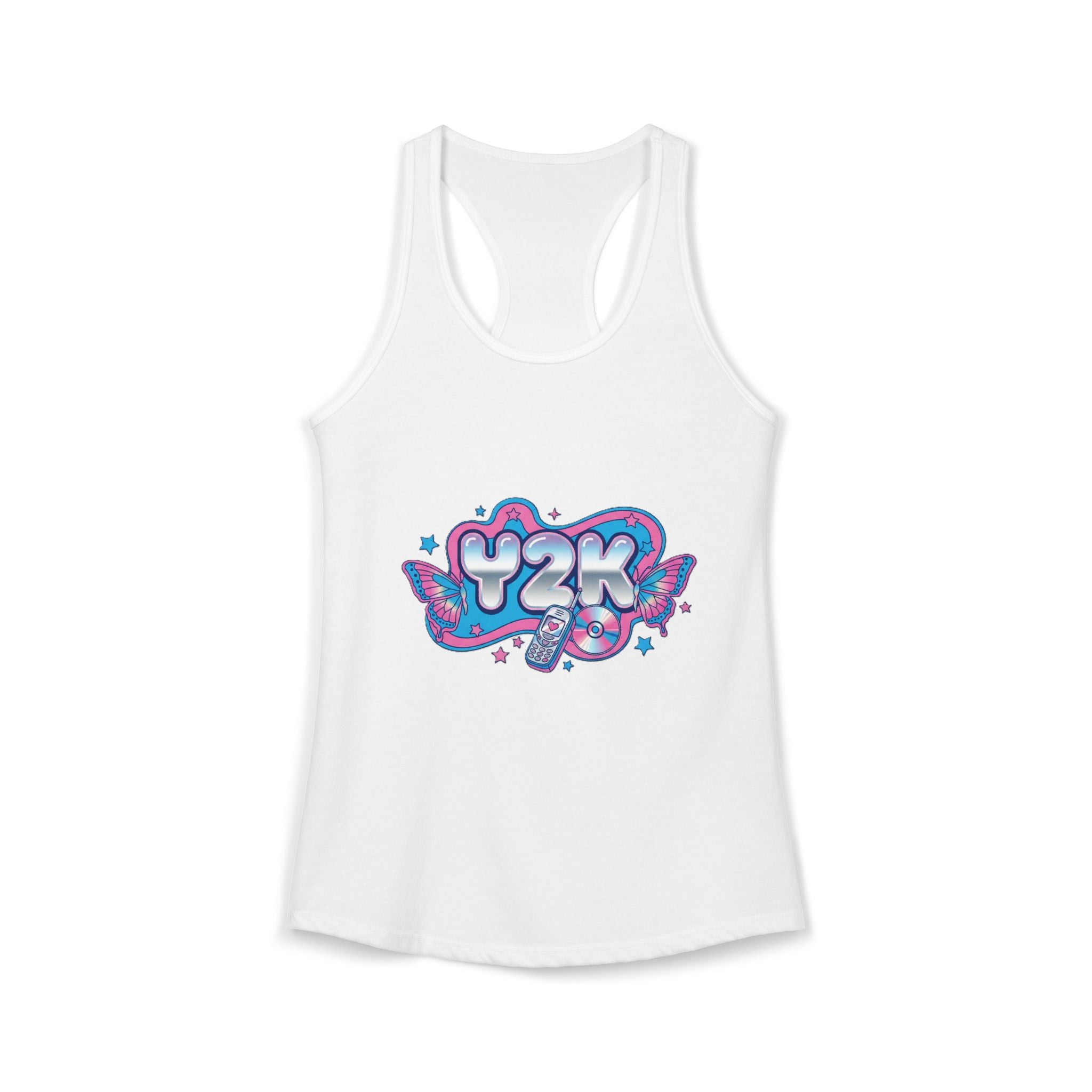 Y2K Racerback Tank Top 💿🦋✨