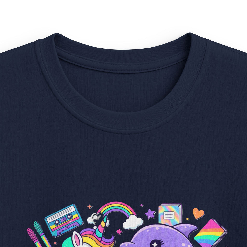 🌈🦄 Rainbow Dreams Unicorn & Dolphin Kids T-Shirt 🐬✨