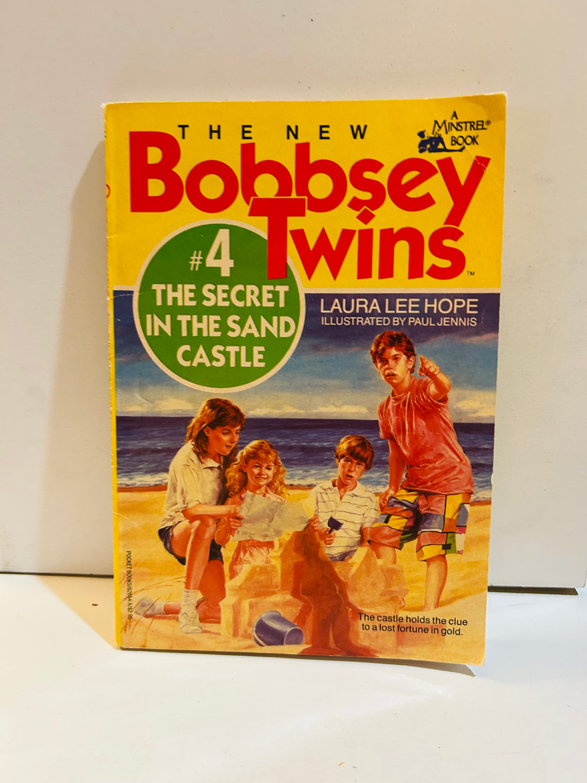 The New Bobbsey Twins number 4 The Secret in the Sand Castle paperback front cover