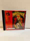 Haunted Horror Sounds CD jewel case with red Halloween cover and spooky sound effects text