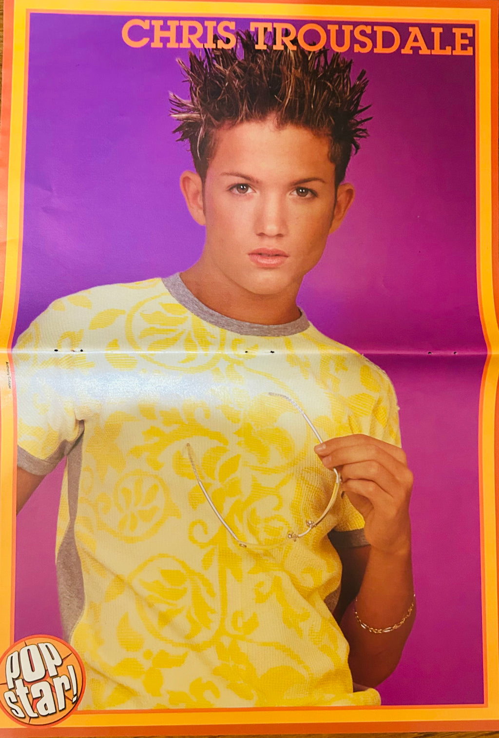 Chris Trousdale Pop Star! Magazine Poster – Side A