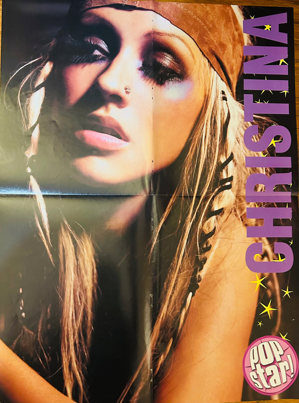 Christina Aguilera Pop Star! Magazine Poster – Side B