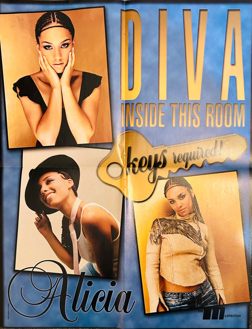 Alicia Keys Diva Inside This Room – The M Collection Poster (Side A)