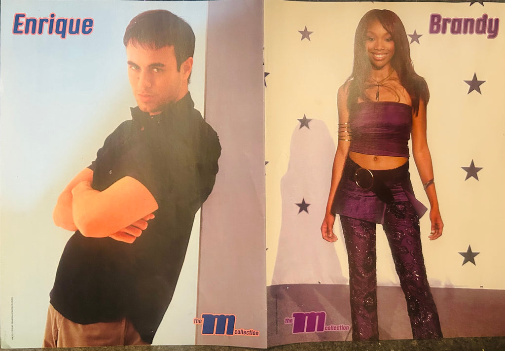 Enrique Iglesias & Brandy – The M Collection Poster (Side B)