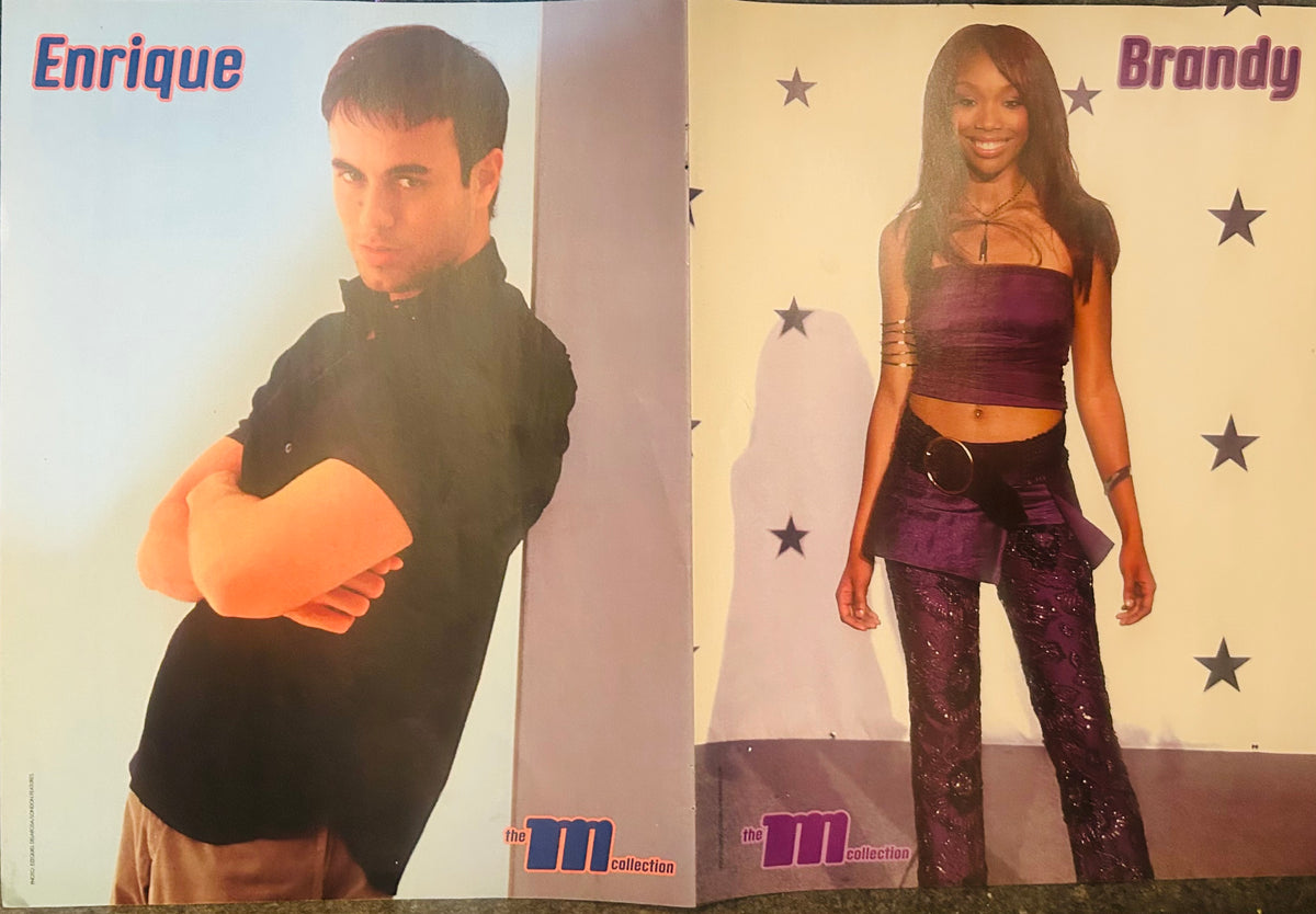Enrique Iglesias & Brandy – The M Collection Poster (Side B)
