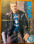 Justin Timberlake side of Pop Star double-sided poster with visible fold creases