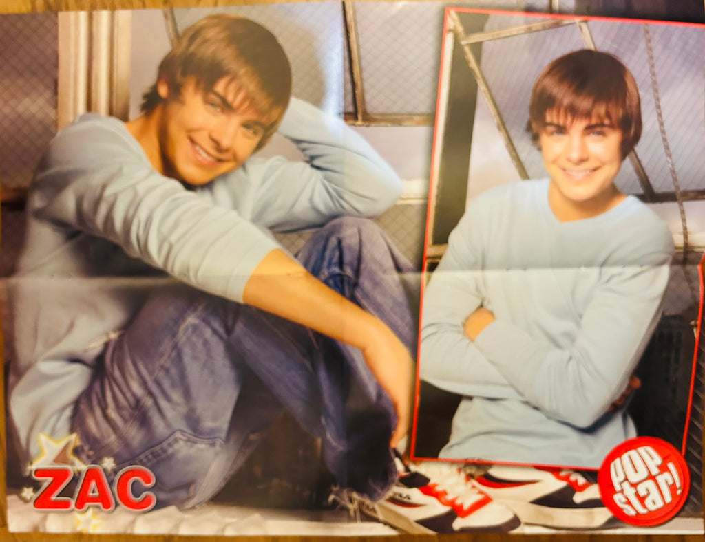 Zac Efron – Pop Star! Magazine Poster (Side B)