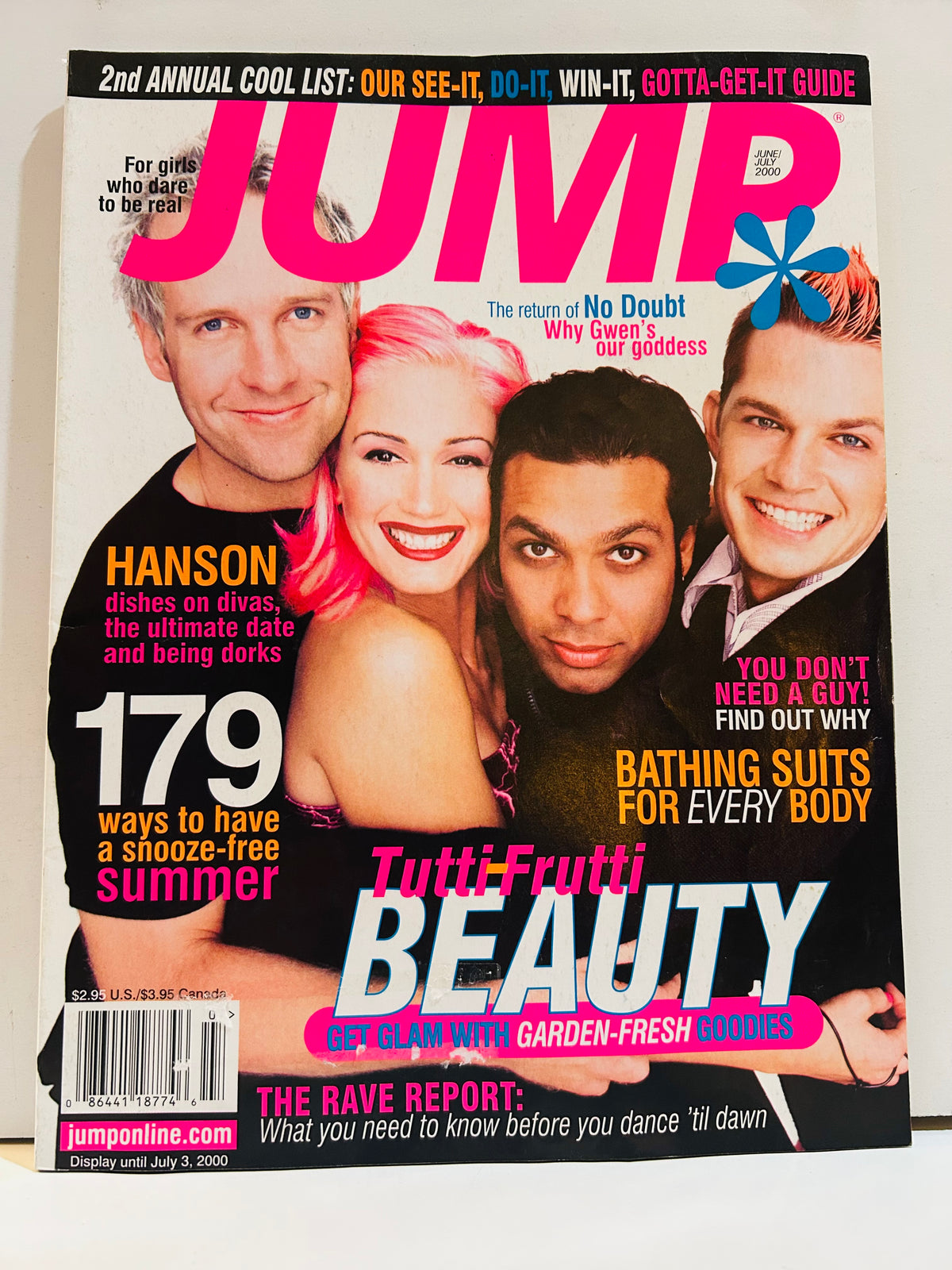 Jump magazine June/July 2000 featuring No Doubt and Gwen Stefani on the cover