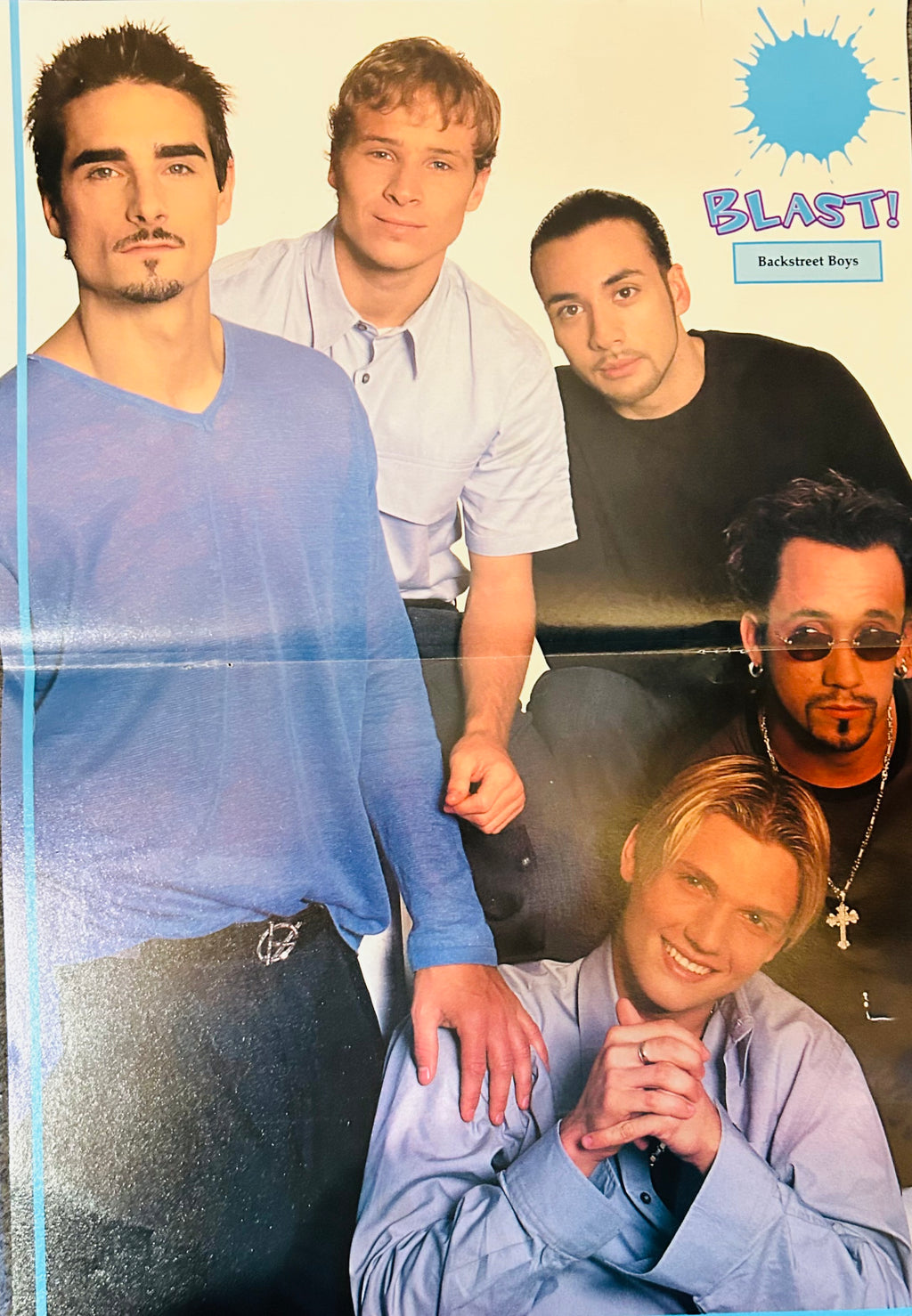 Backstreet Boys – Blast! Magazine Poster (Side A)