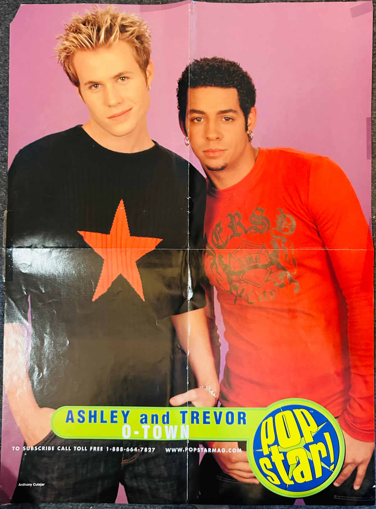 Ashley & Trevor O-Town – Pop Star! Magazine Poster (Side B)