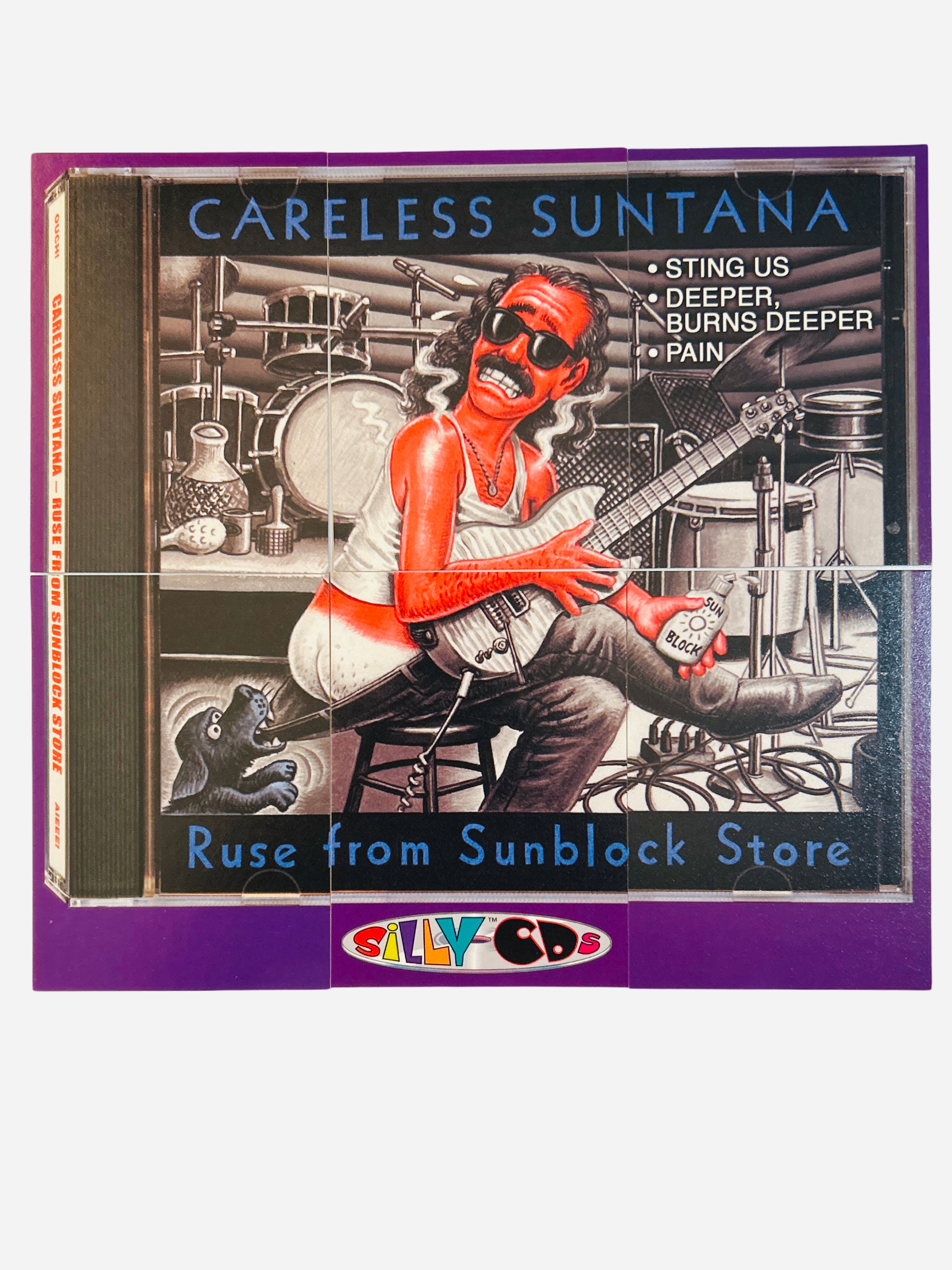 Silly CD's Trading Cards — Sealed Box, Individual Cards, Stickers, Puzzles & Packs