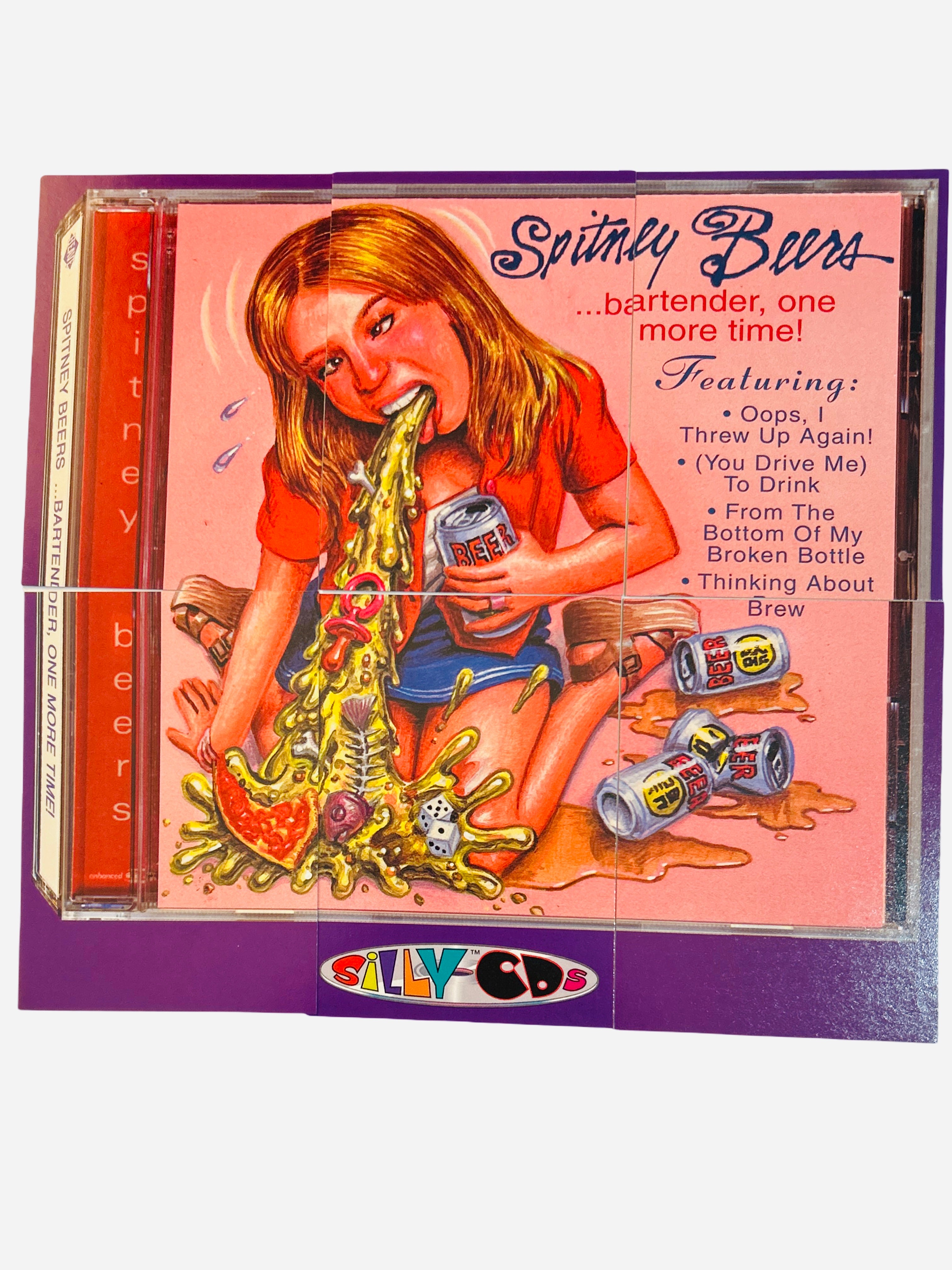 Silly CD's Trading Cards — Sealed Box, Individual Cards, Stickers, Puzzles & Packs