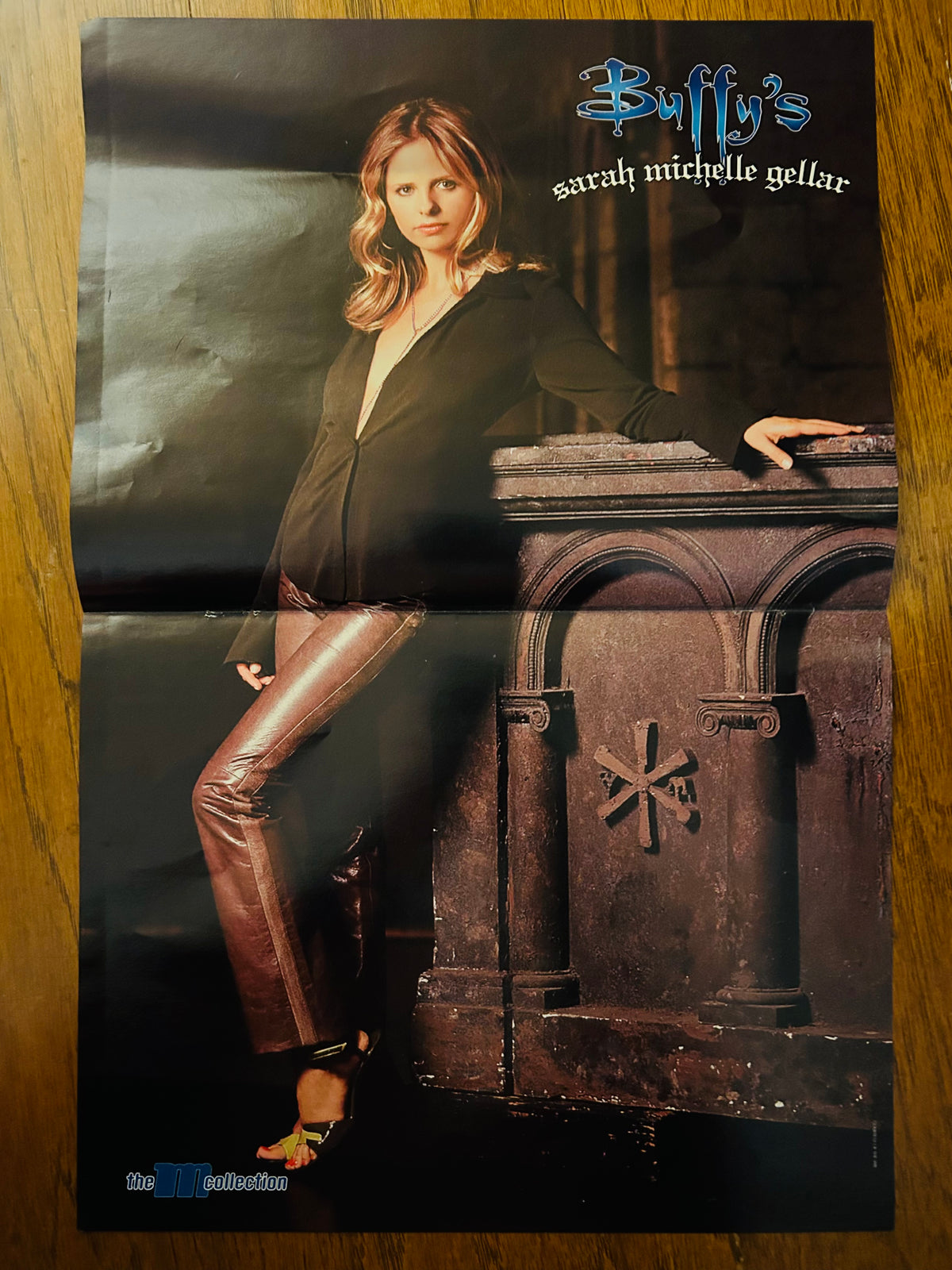 Buffy Sarah Michelle Gellar side of the 2001 double-sided 11x16 poster